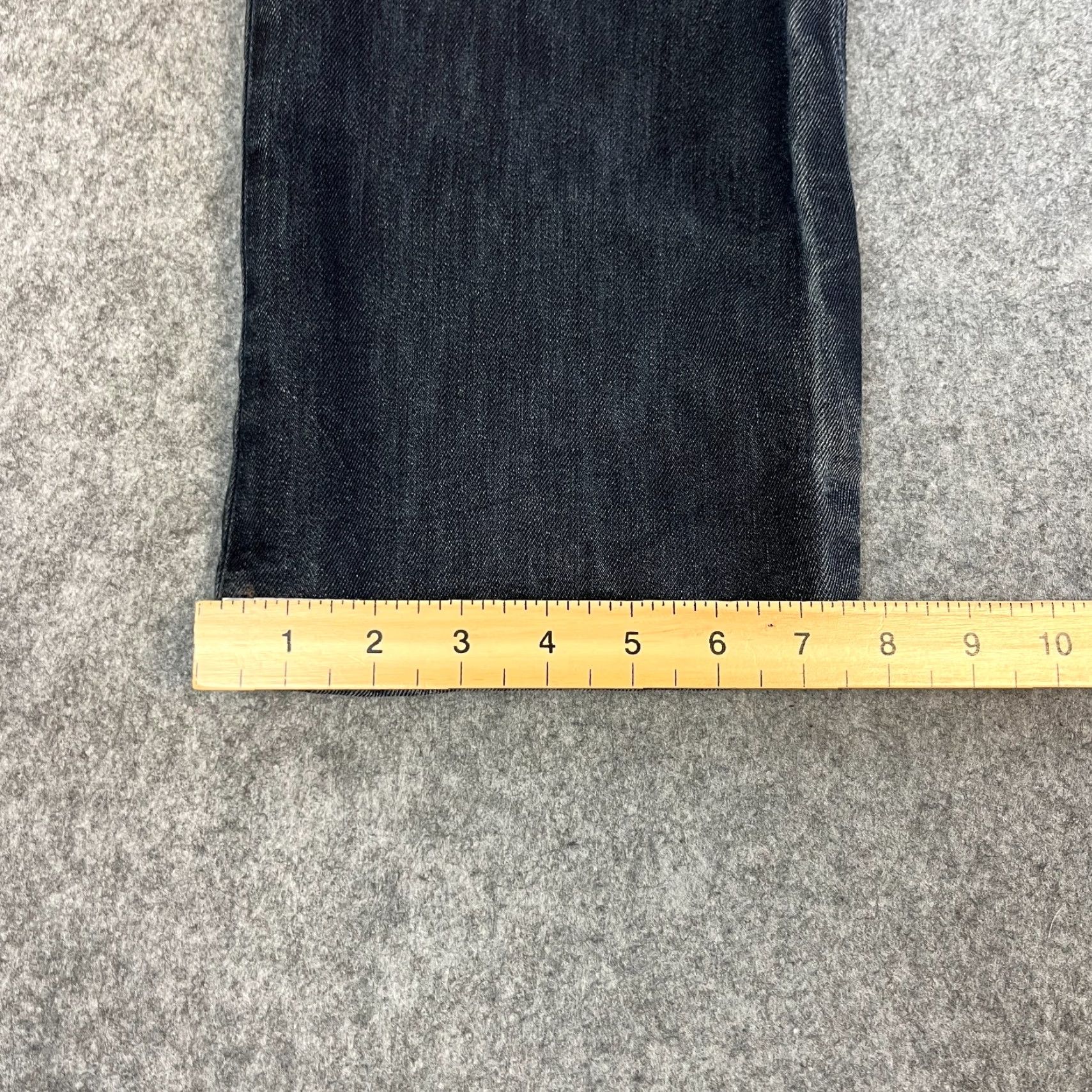 Levi's VINTAGE Levi's 514 Jeans Mens Regular Straight 34 30 Dark Wash Blue Flap Pocket Denim Cotton Polyester 5-Pocket Design Leather Logo 34 in Waist Size US 34 / EU 50 - 3 Thumbnail