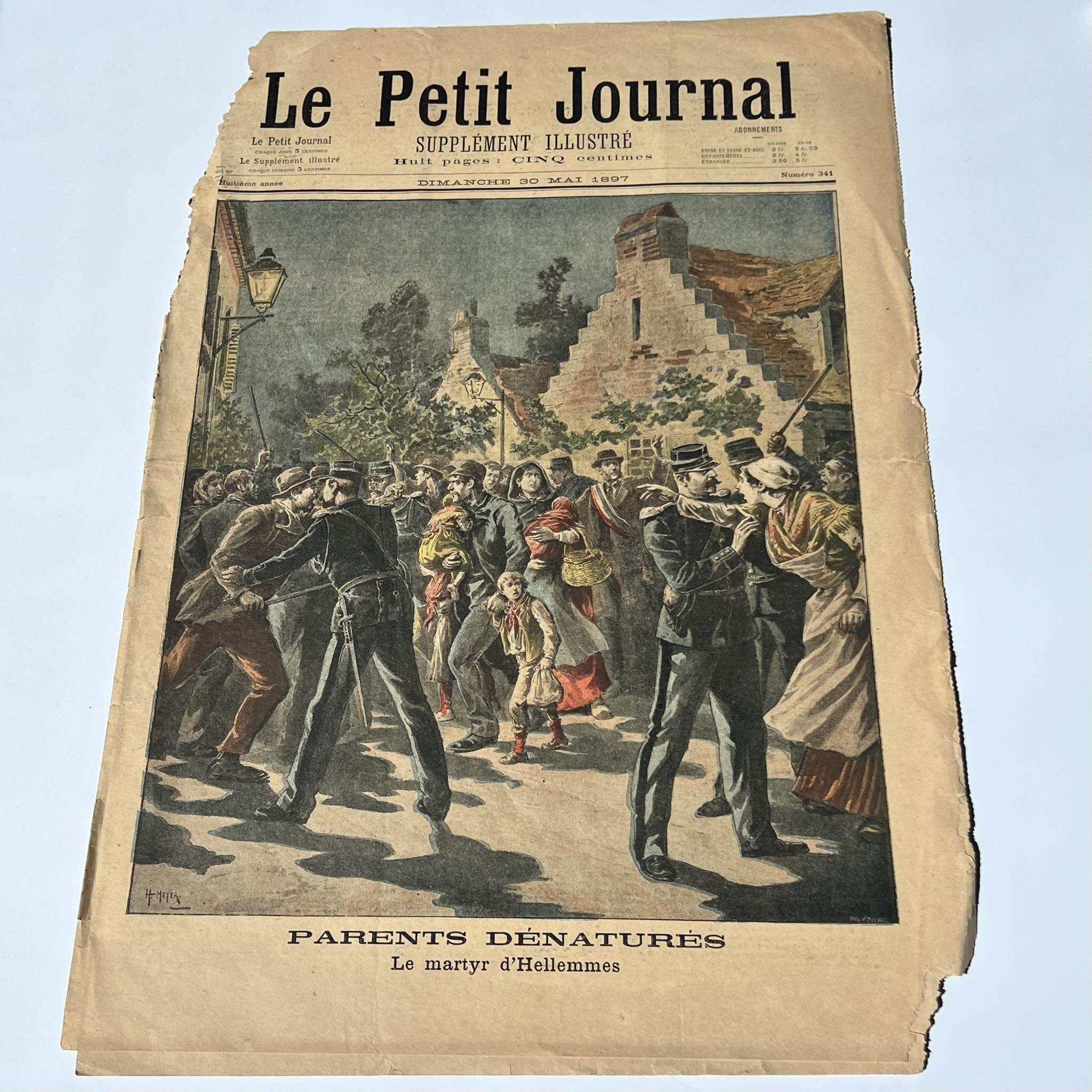 Other 1897 Le Petit Journal Paper Newspaper France number 341 Size ONE SIZE - 1 Thumbnail