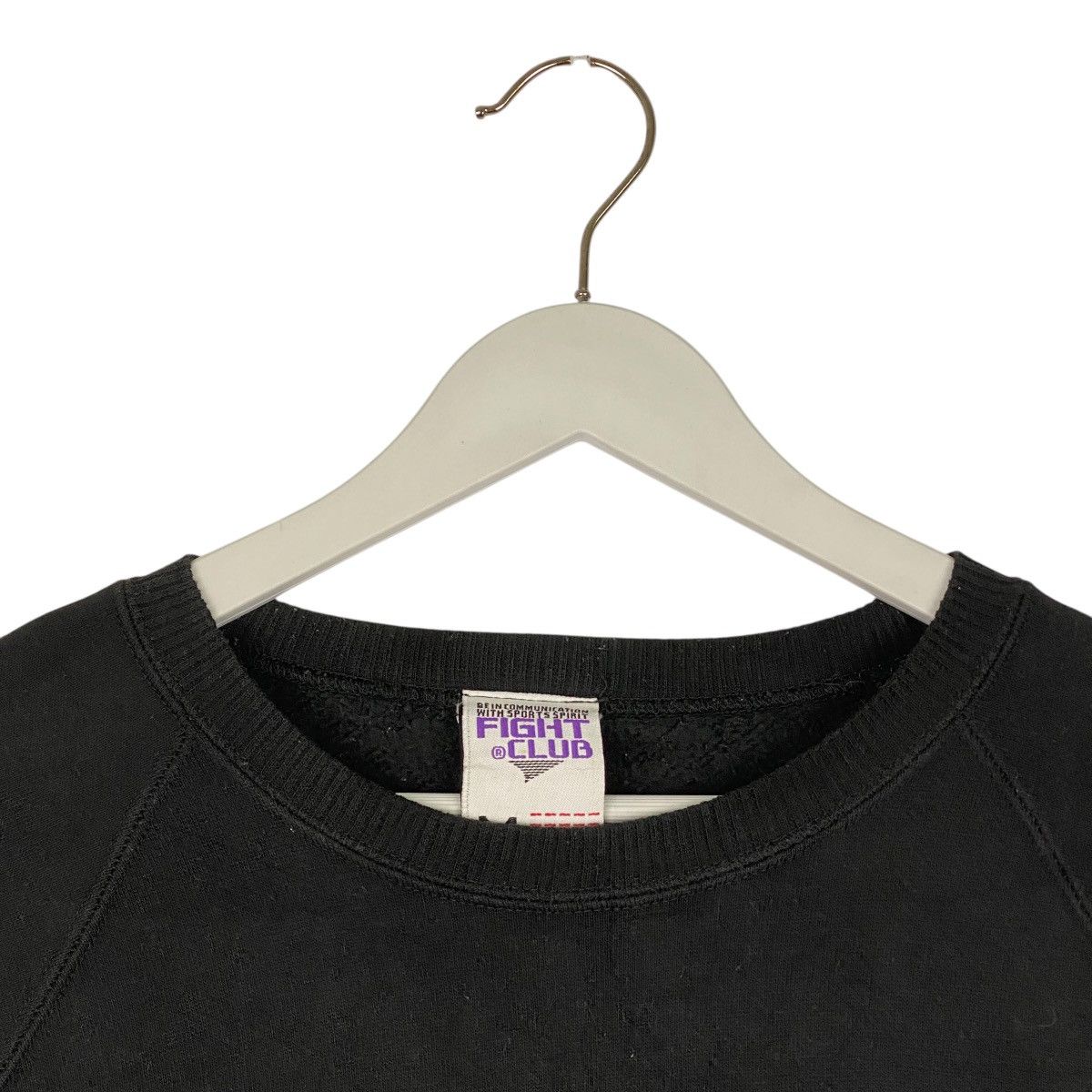 Designer × Vintage Vintage Fight Club Printed Crewneck Sweatshirt Black Size US M / EU 48-50 / 2 - 5 Thumbnail