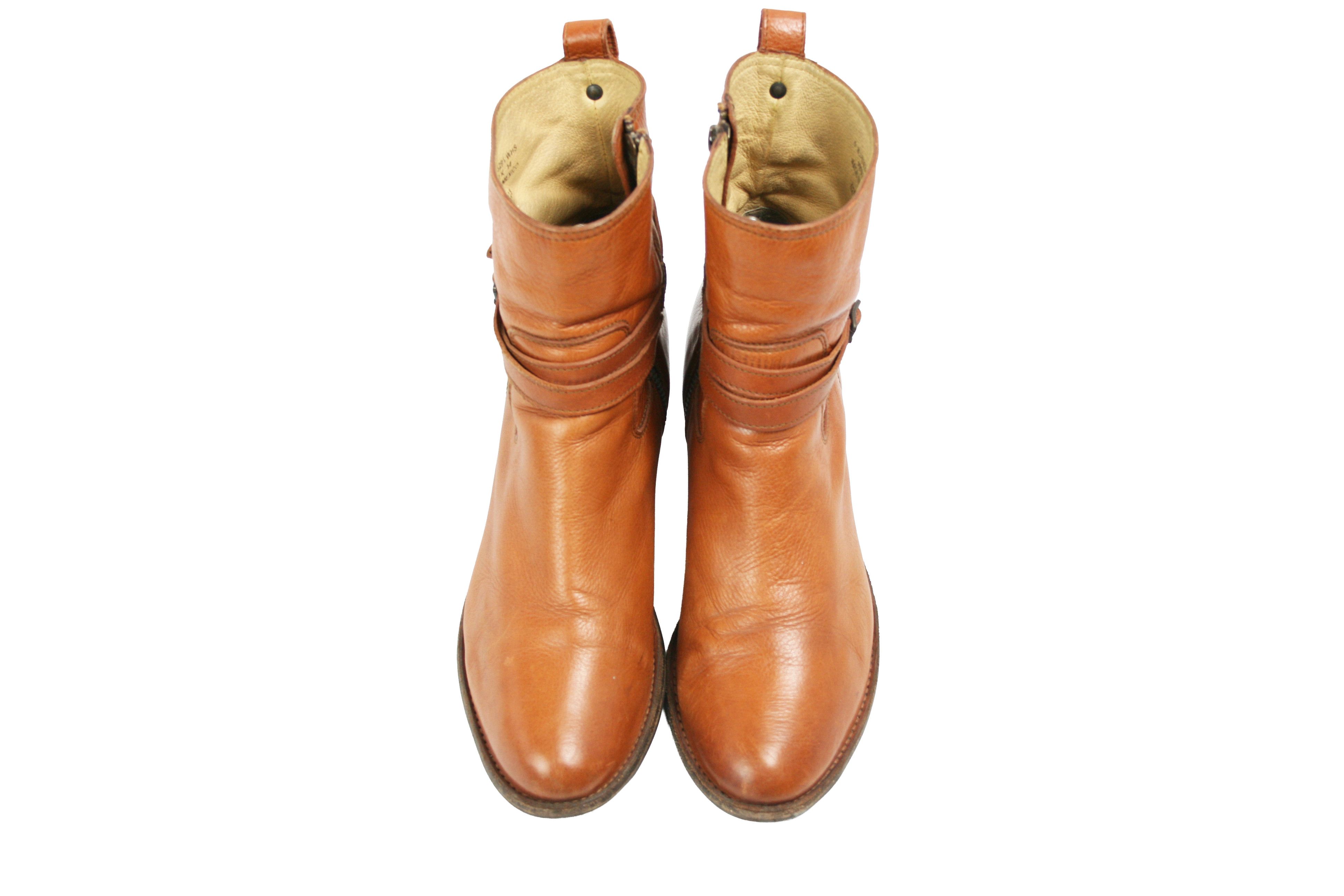 Frye 00S Y2K Jackie Rivet Cowboy Ankle Boots Vintage Size US 9 / IT 39 - 9 Thumbnail