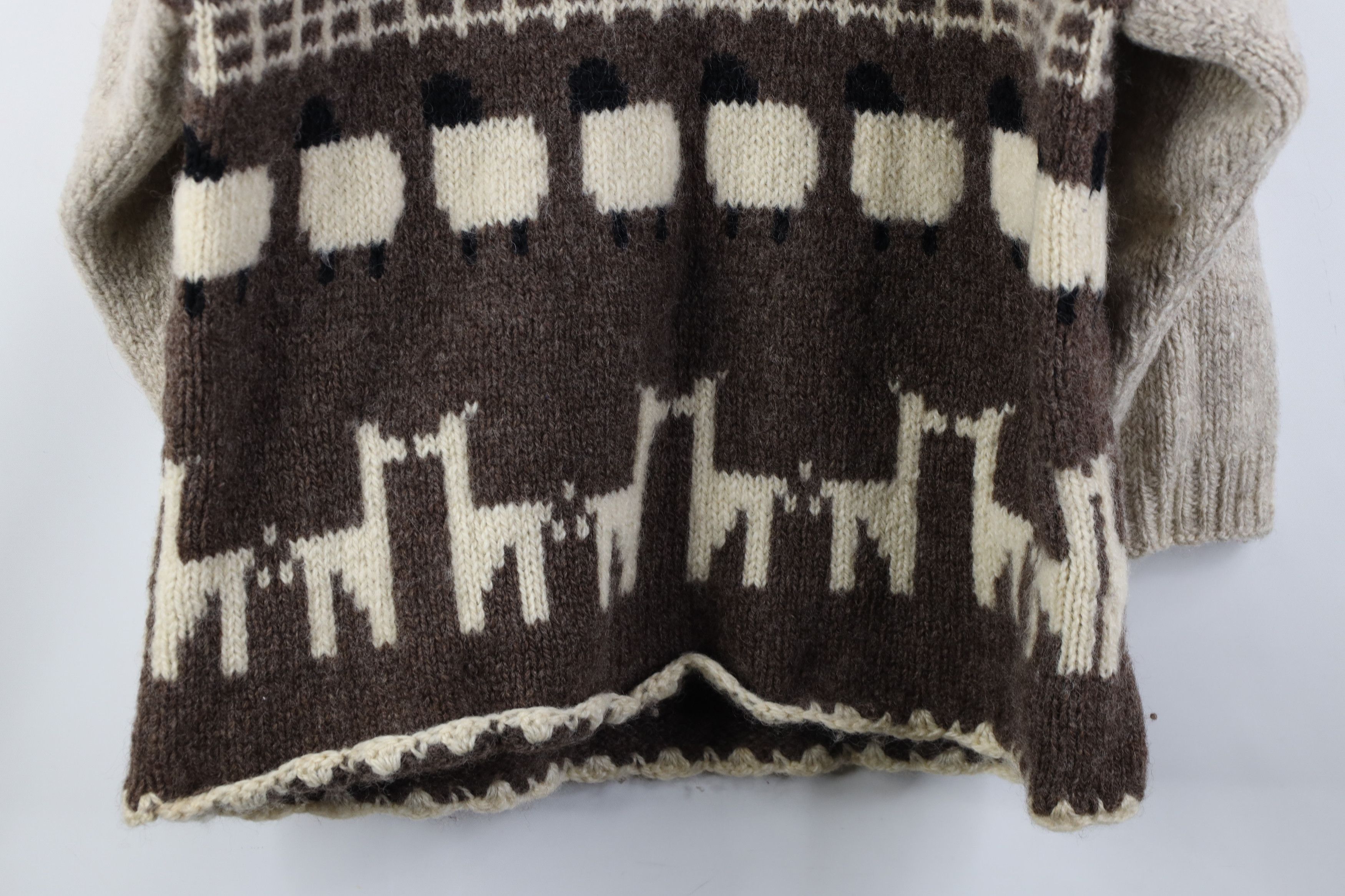 Vintage Vintage 90s Streetwear Wool Knit All Over Print Sweater Size M / US 6-8 / IT 42-44 - 13 Thumbnail