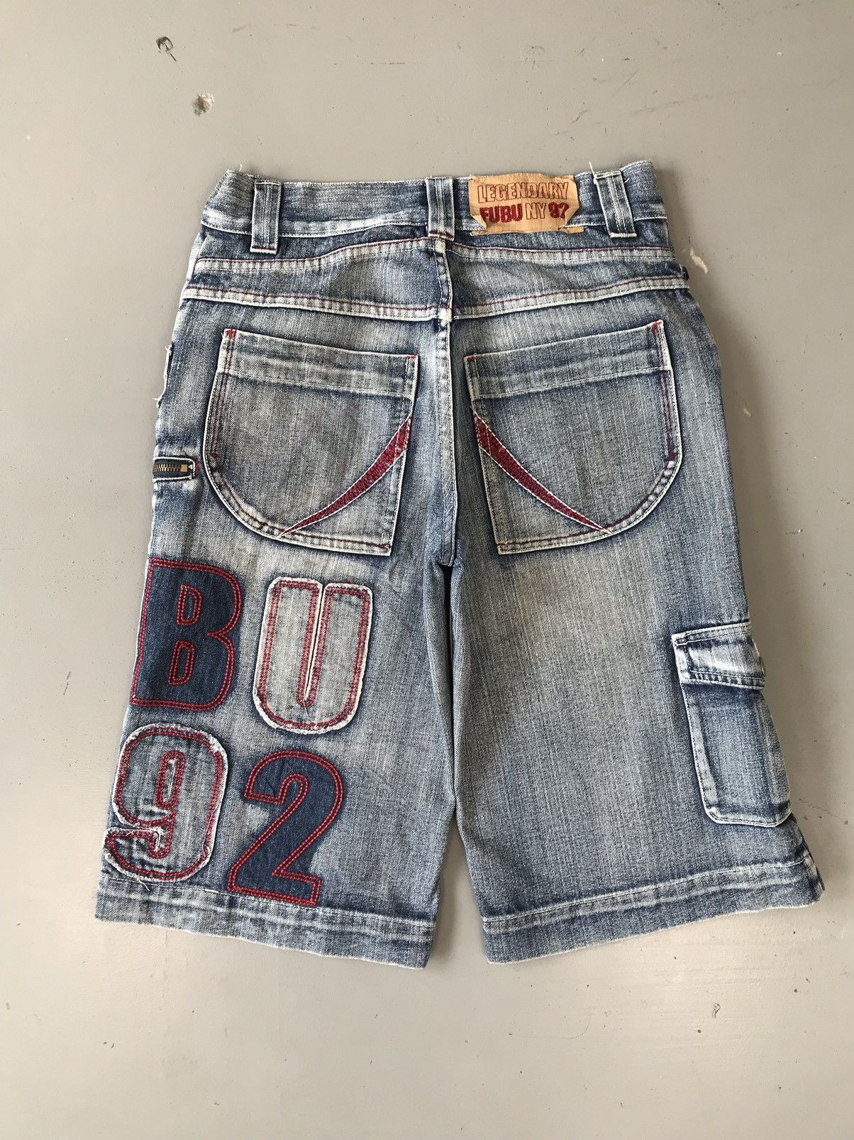 Crazy vintage Fubu denim short