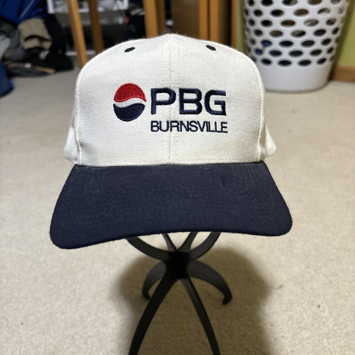 Pepsi Y2K Pepsi Hat Mens Adjustable Blue Strapback Cap PBG Size ONE SIZE - 1 Thumbnail