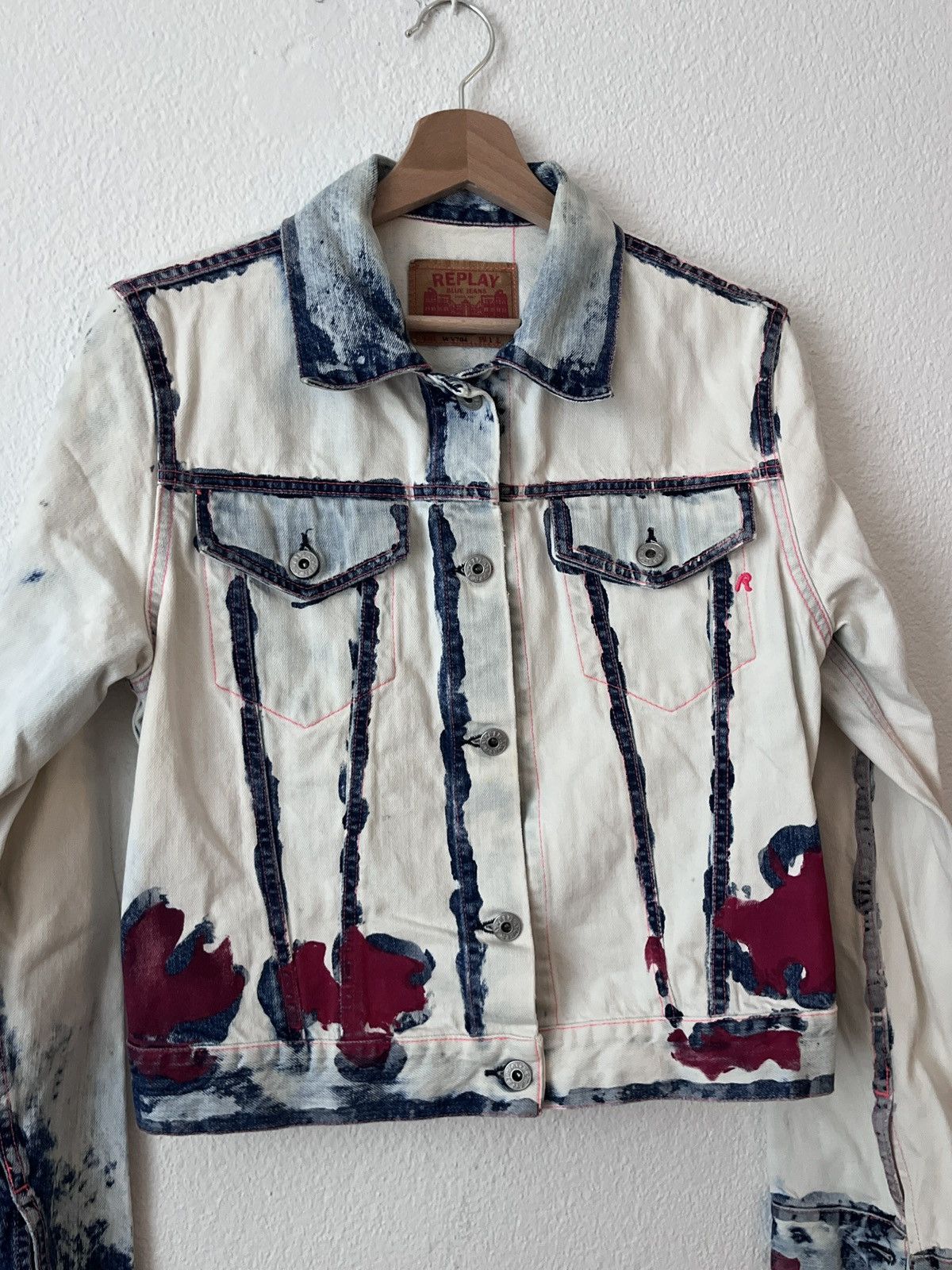 Replay Y2K Replay denim jacket RARE S/M Size M / US 6-8 / IT 42-44 - 2 Thumbnail