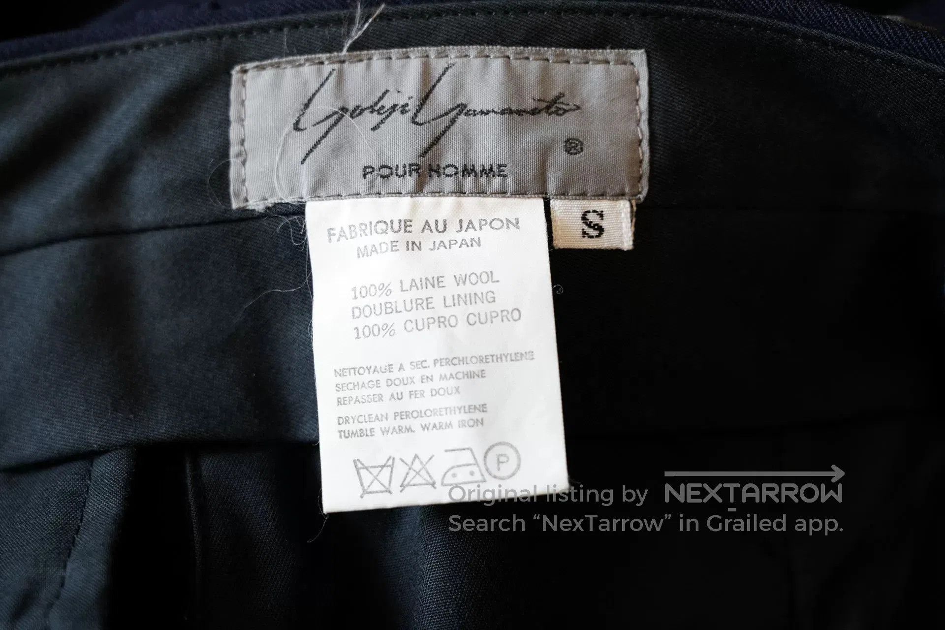 Yohji Yamamoto Yohji Yamamoto 88AW Straight Wool Pants. Size US 26 / EU 42 - 5 Thumbnail