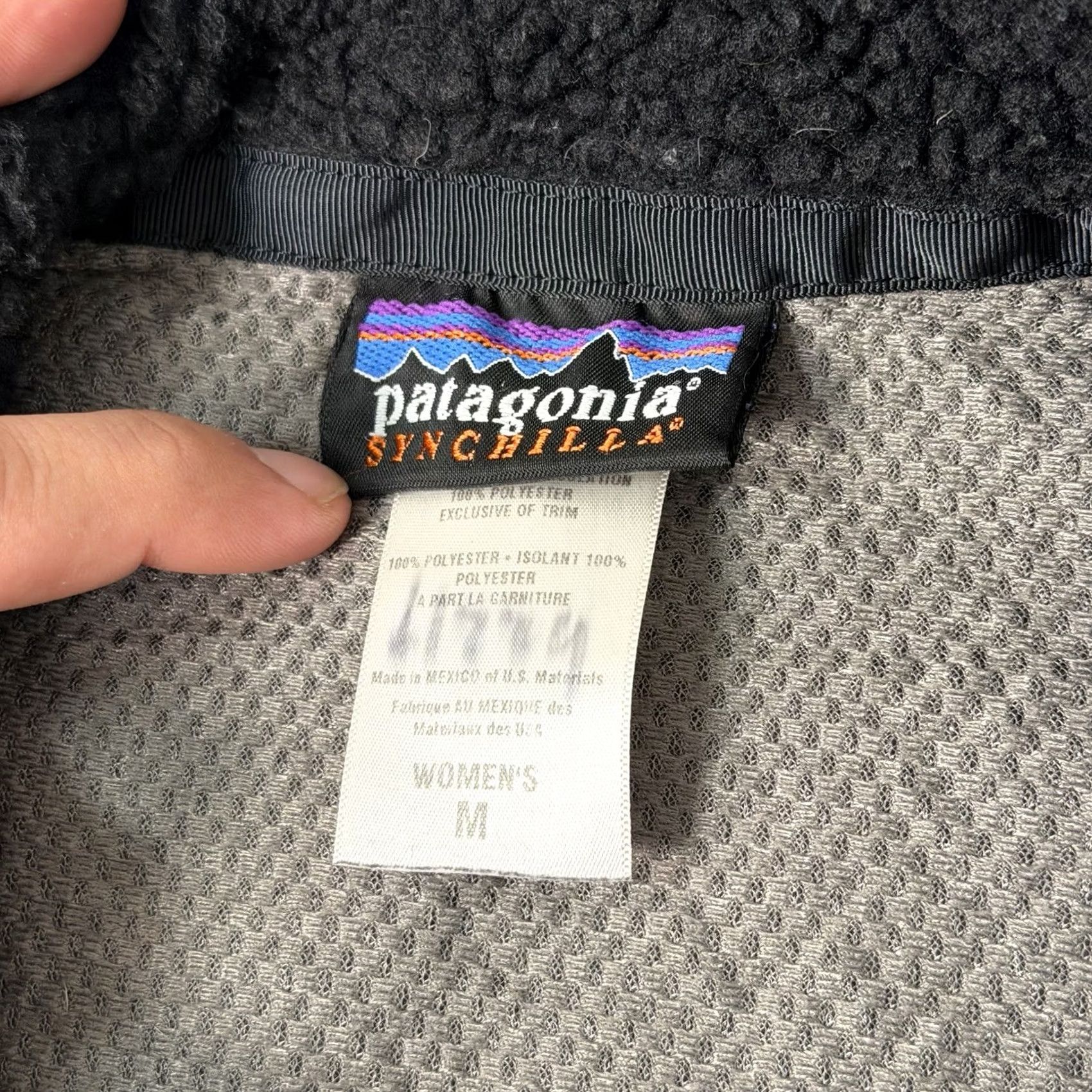 Patagonia Patagonia Jacket Retro-X Synchilla Fleece Black Size M Womens Full Zip Size M / US 6-8 / IT 42-44 - 3 Thumbnail