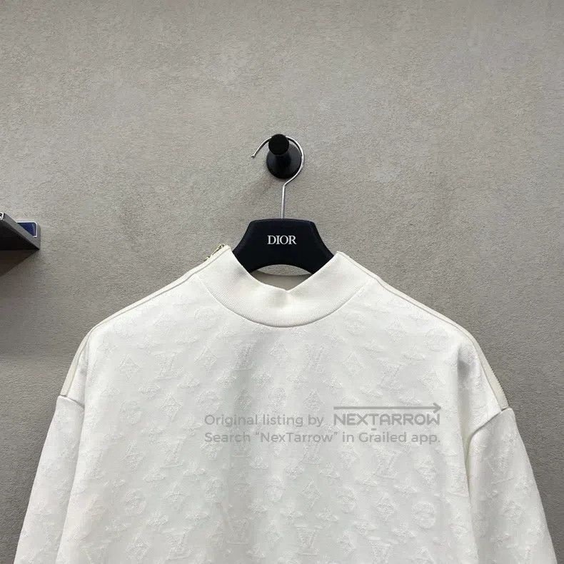 Louis Vuitton Louis Vuitton White cotton long sleeve sweatshirt Size US M / EU 48-50 / 2 - 4 Thumbnail