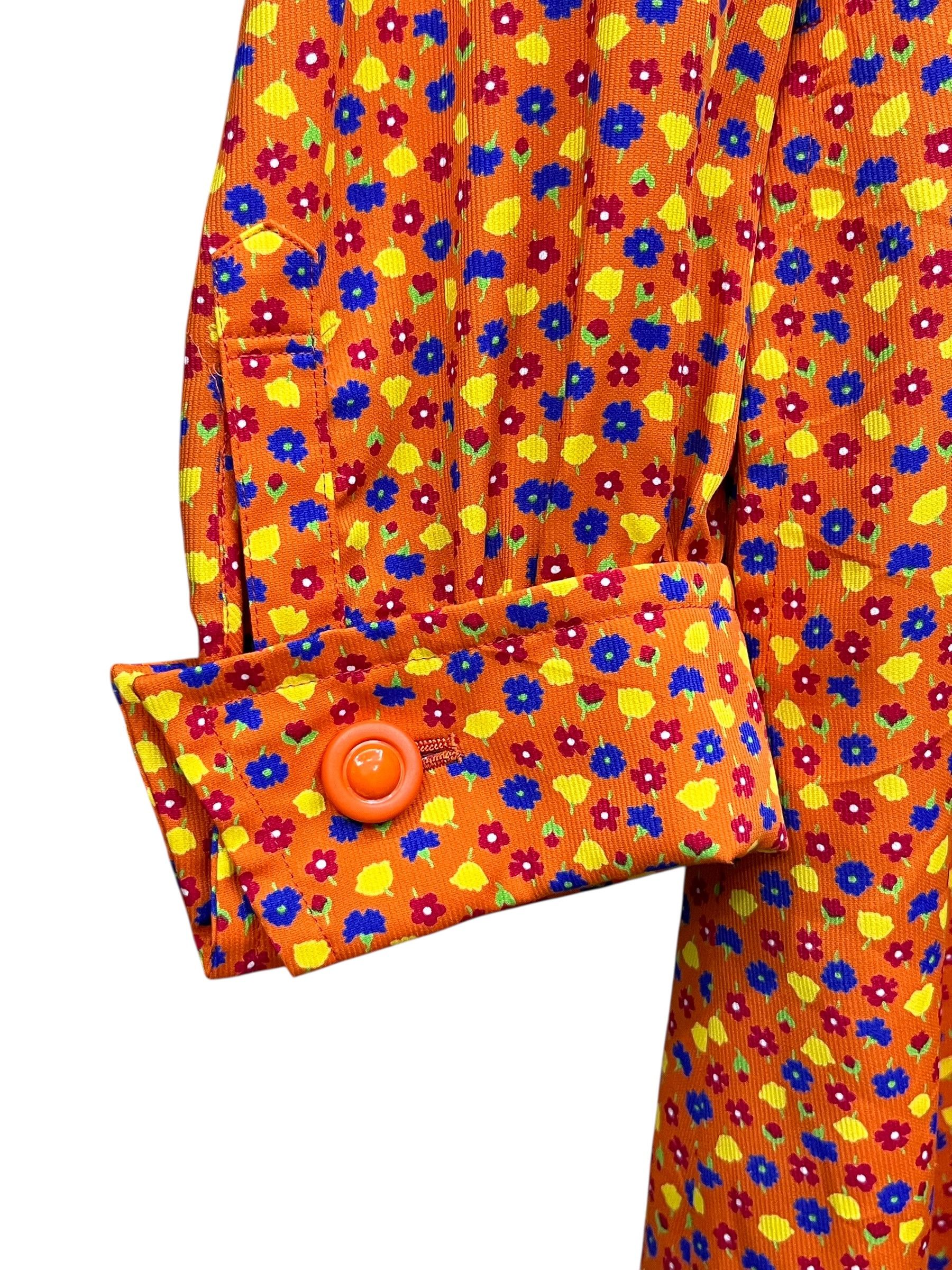 Yves Saint Laurent 🔥Vintage Yves Saint Laurent Floral Half Button Dress Japan Size M / US 6-8 / IT 42-44 - 6 Thumbnail