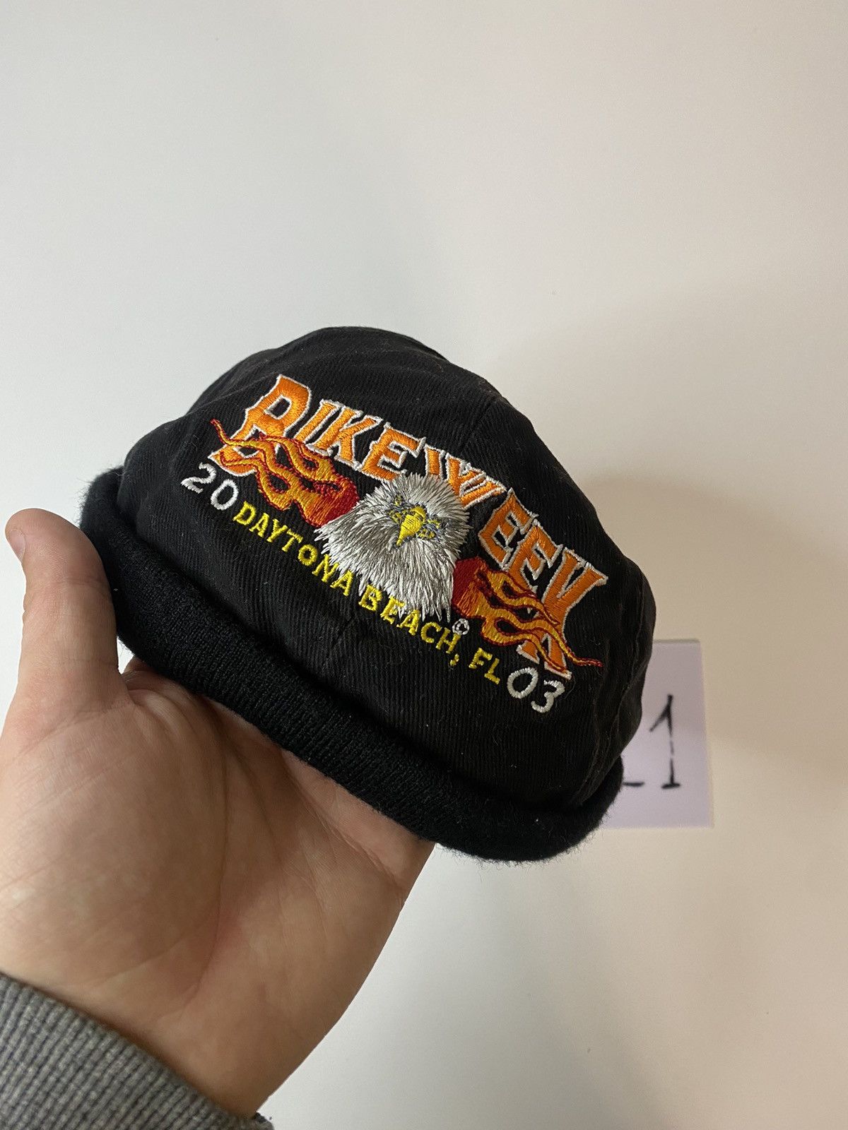 Vintage Bike Week vintage cap hat Size ONE SIZE - 2 Thumbnail