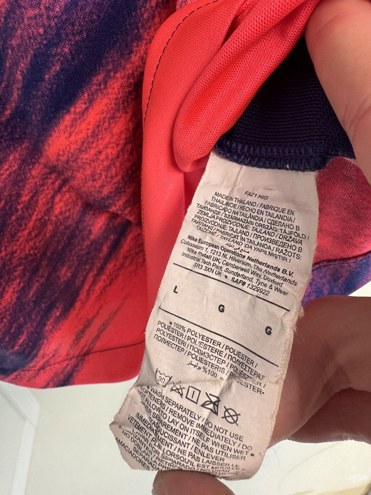 Nike Atletico Madrid 2021-2022 Away Soccer Jersey Football Kit Size US L / EU 52-54 / 3 - 15 Thumbnail