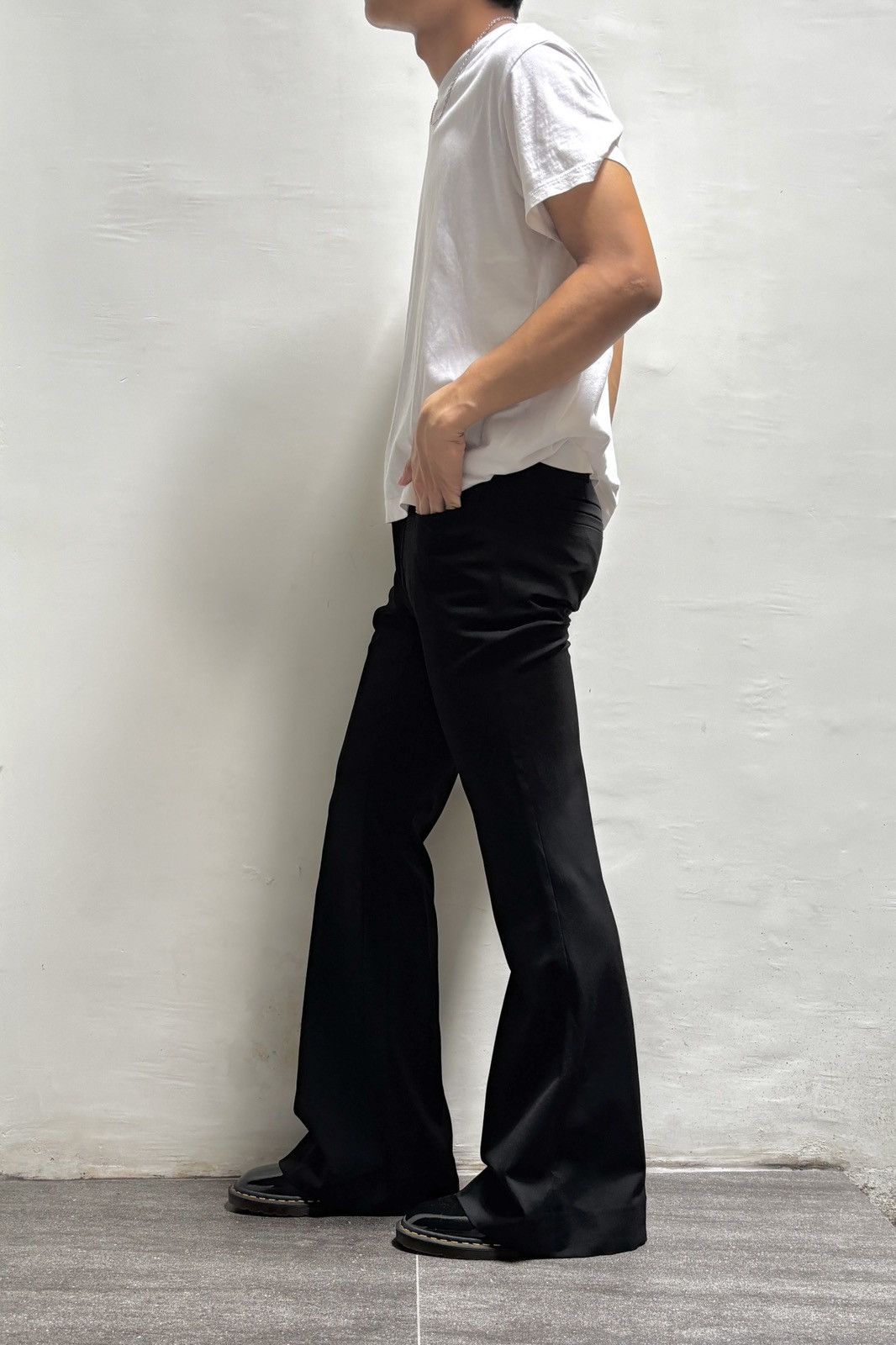Gucci 2000s Super Flared Wool Trousers Size US 29 - 12 Thumbnail