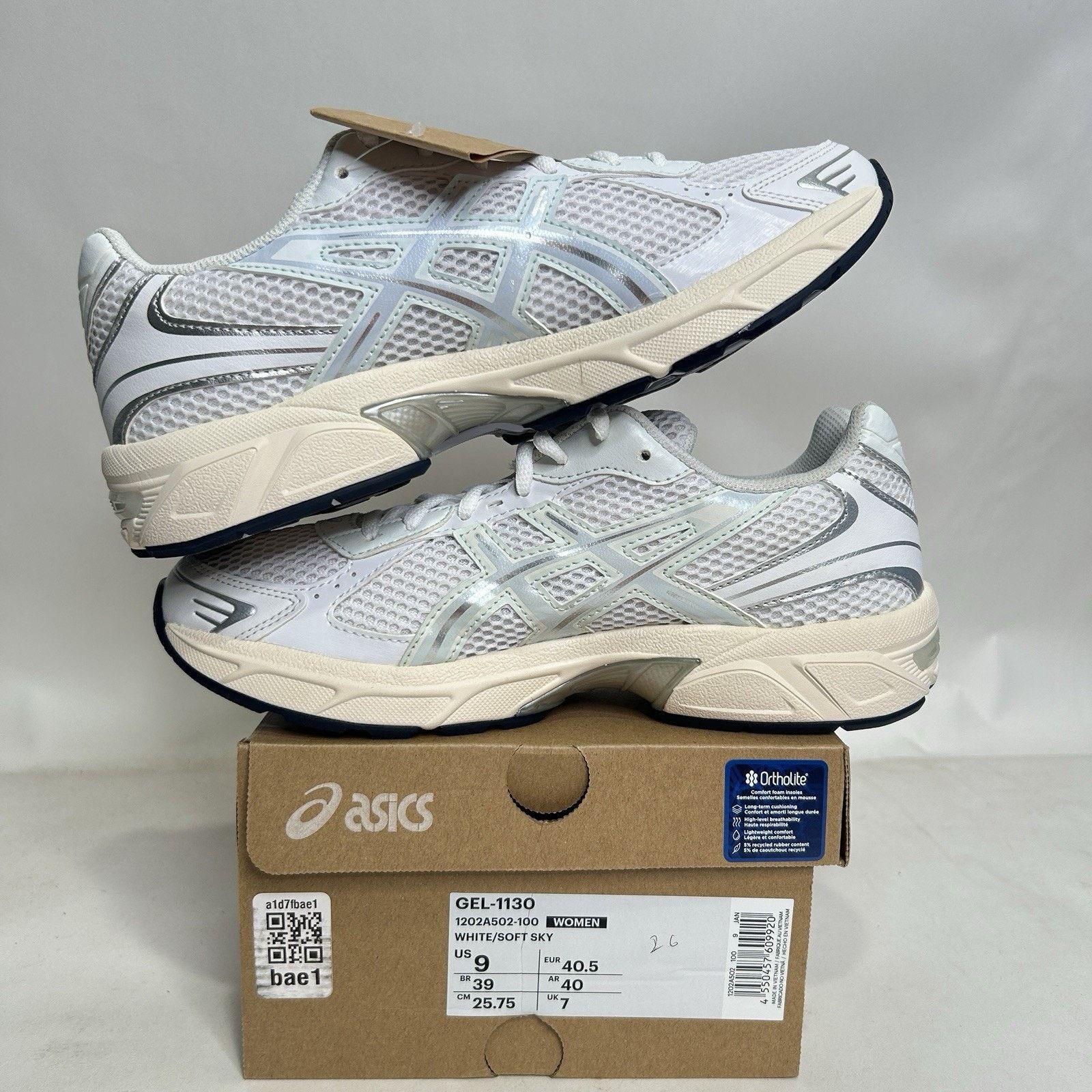Asics ASICS WMNS Gel-1130 “White Soft Sky” Size US 9 / IT 39 - 3 Thumbnail