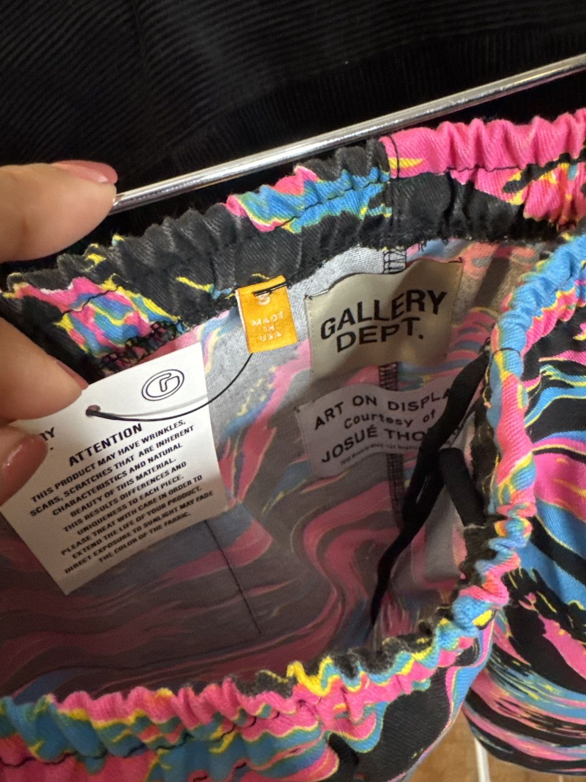 Gallery Dept. Gallery Dept. Safari 90s Zuma Shorts - Neon Safari - Small Size US 27 - 3 Thumbnail