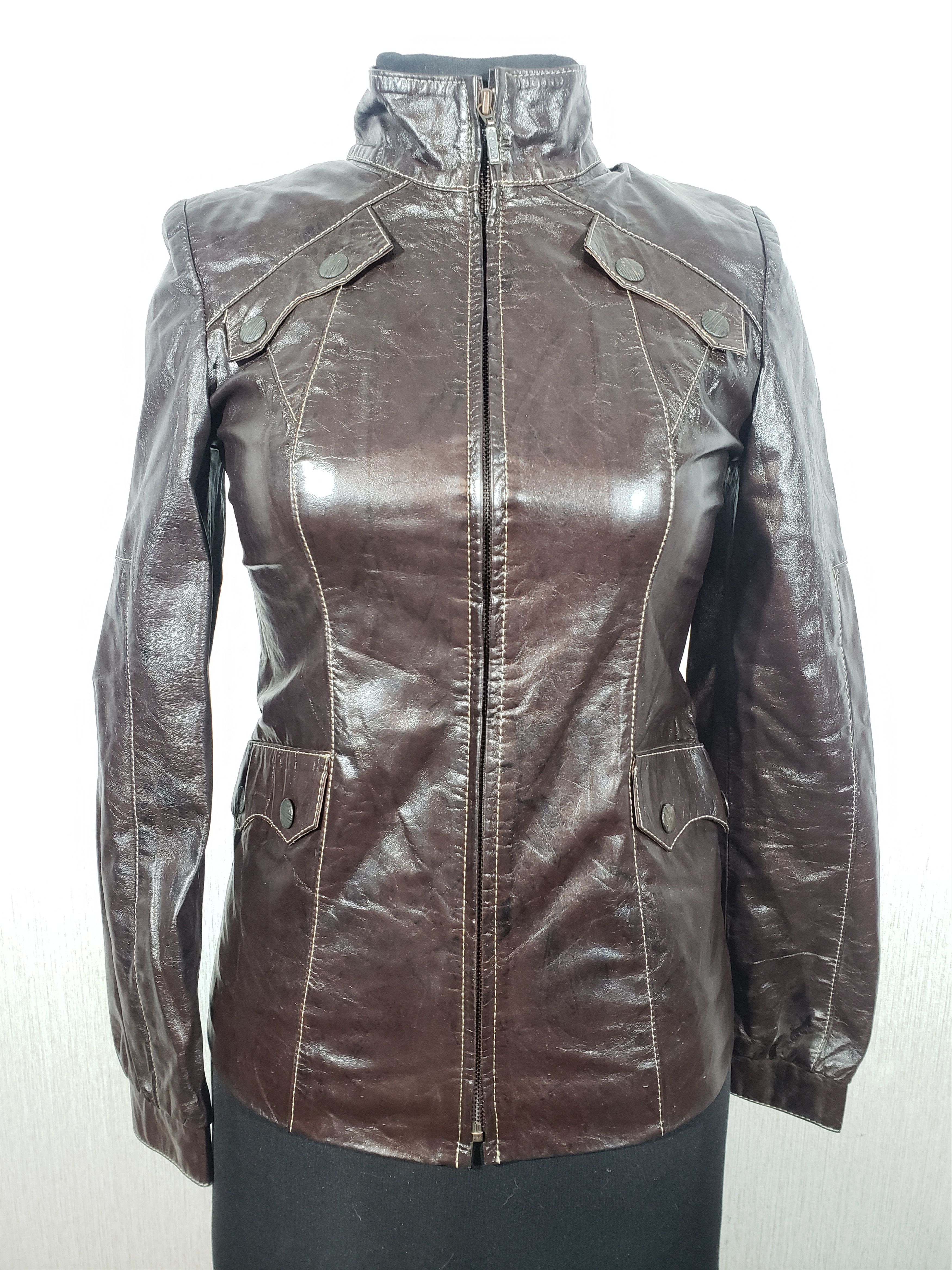 Other Stylish brown sports women's jacket. Size M / US 6-8 / IT 42-44 - 1 Thumbnail