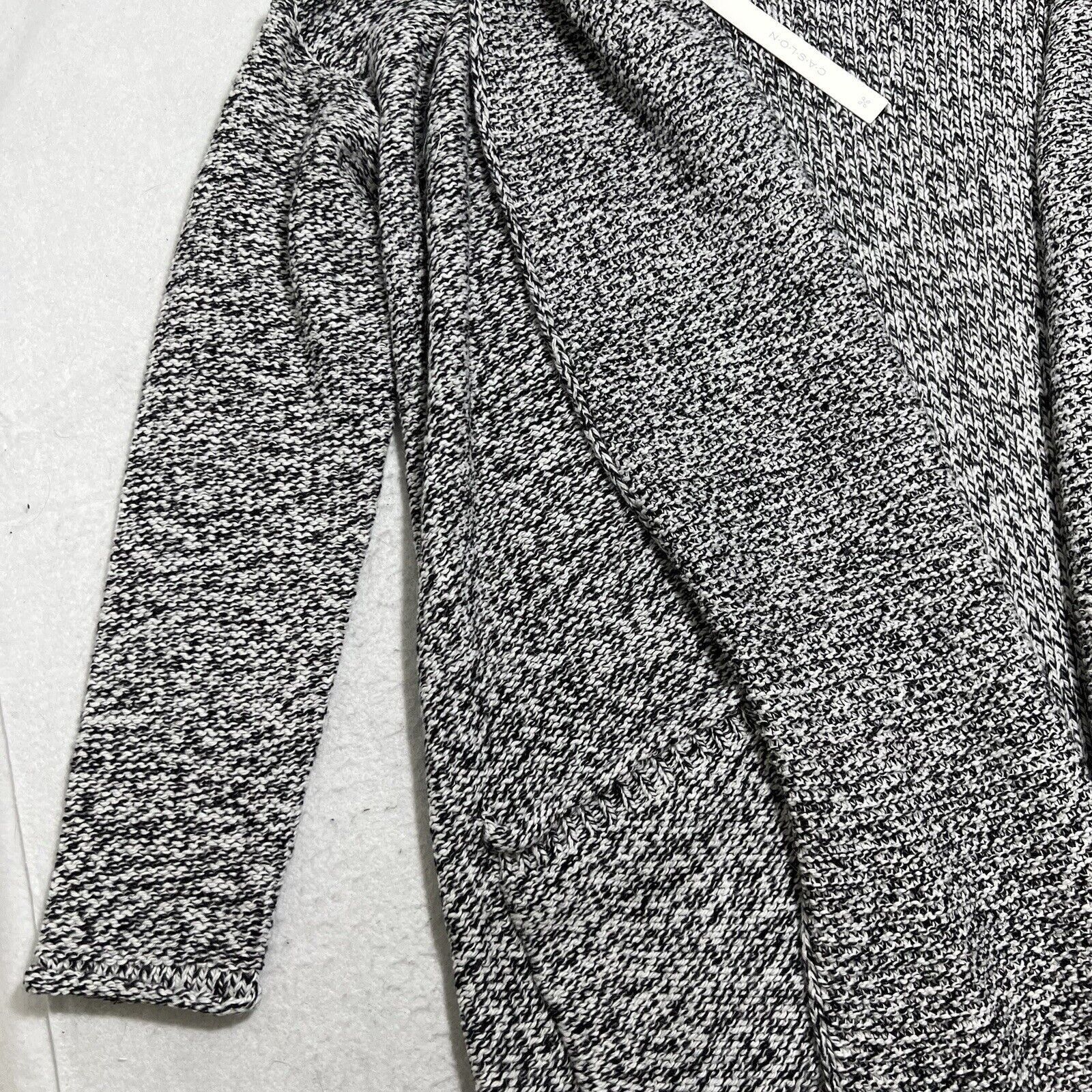 Nordstrom Caslon Women's Small Alpaca Blend Oversized Cardigan Sweater Size S / US 4 / IT 40 - 4 Thumbnail