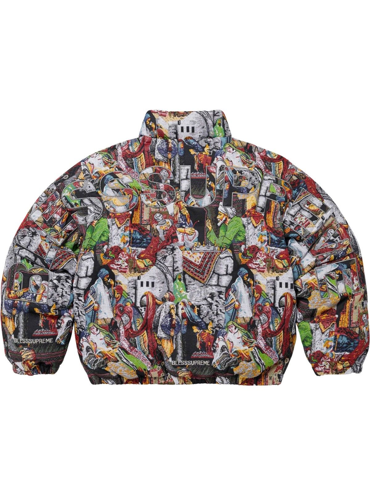 Supreme Supreme × BLESS FW23 Tapestry Down Puffer Jacket – Size M Size US M / EU 48-50 / 2 - 5 Thumbnail