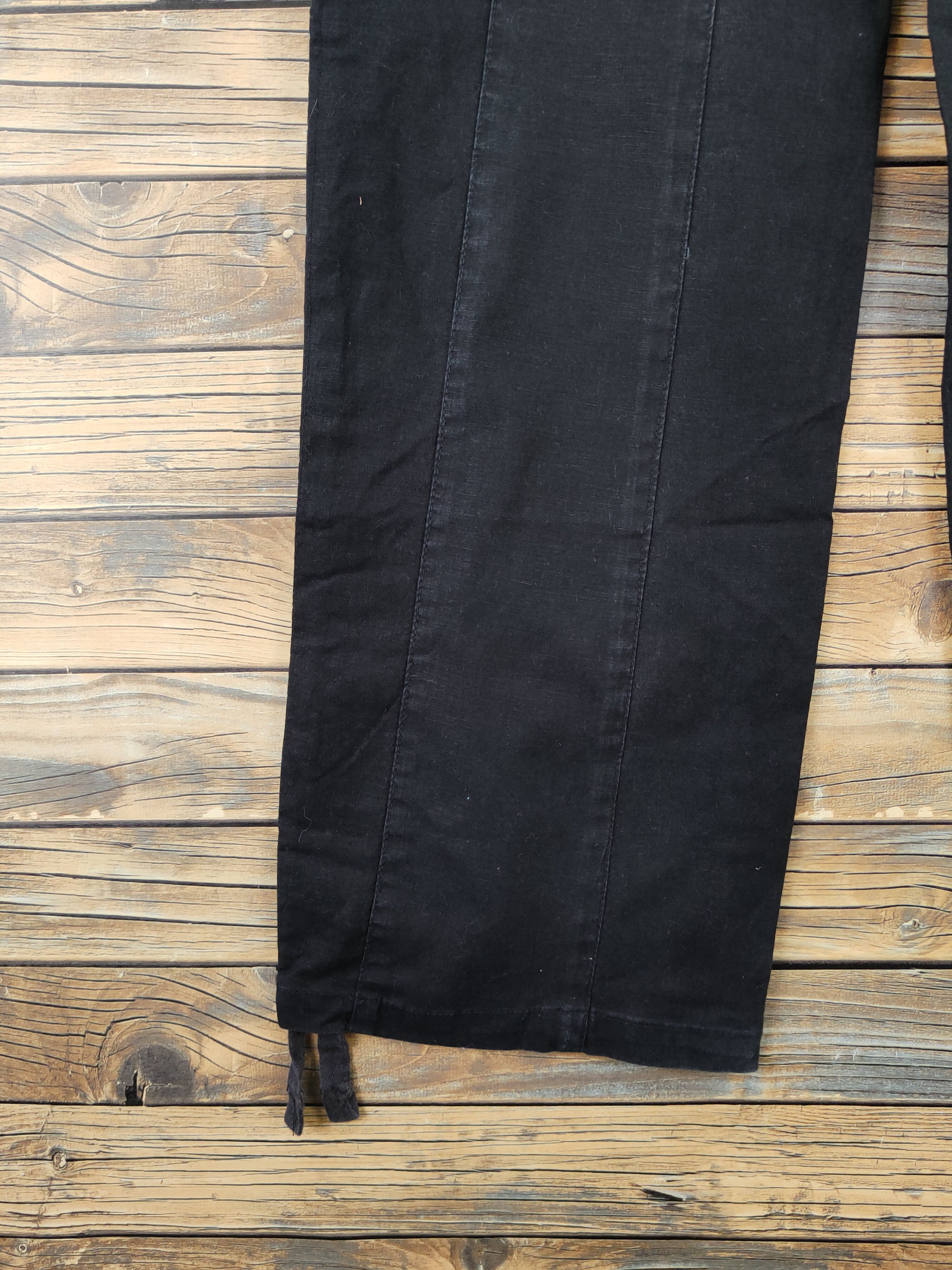 Japanese Brand Lao Targa Black Multipocket Tactical Cargo Pants #W1843 Size US 30 / EU 46 - 4 Thumbnail