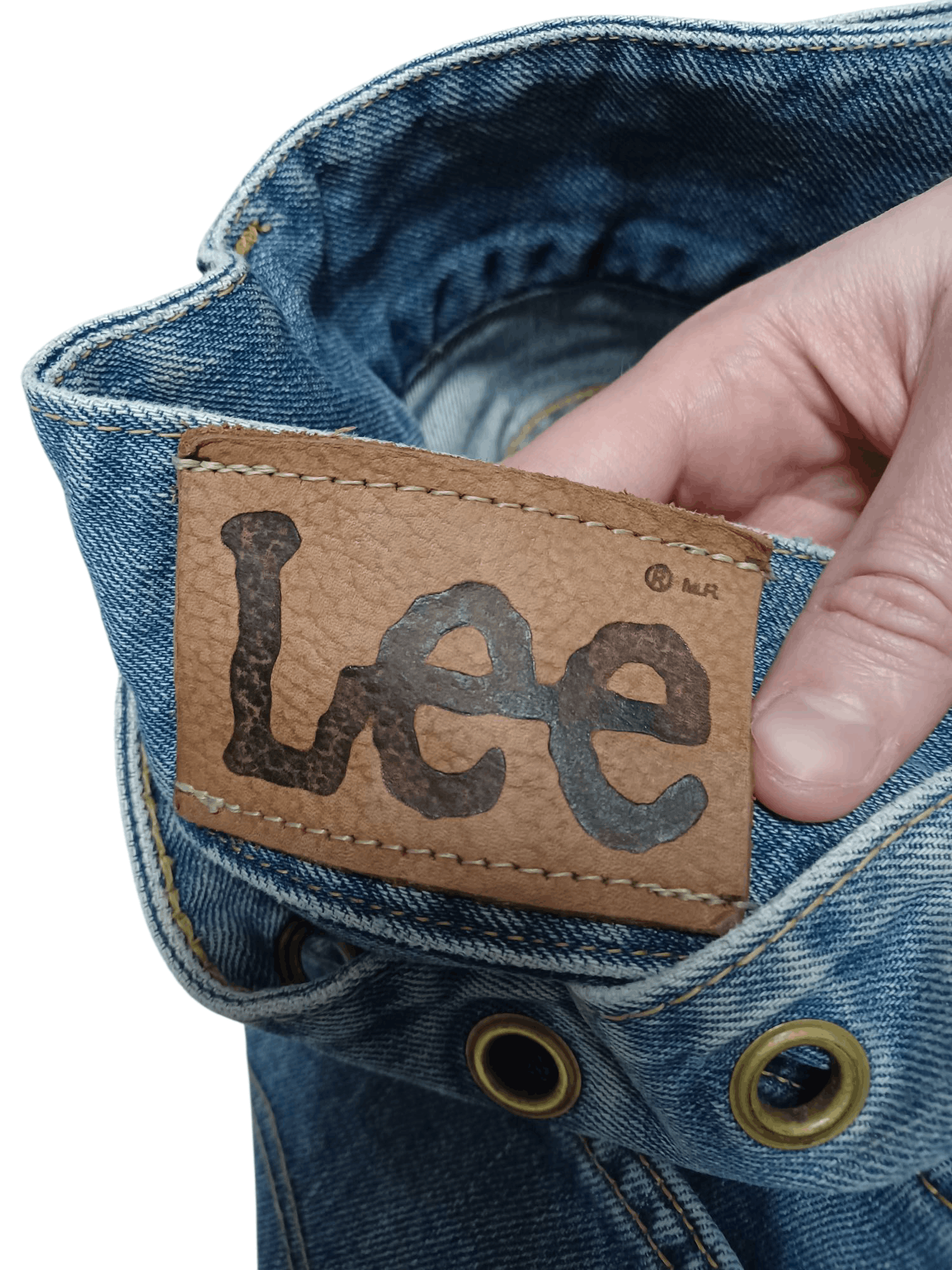 Lee LEE VINTAGE 80S 90S FLARED AVANT GARDE USA JEANS DENIM Size US 31 - 5 Thumbnail