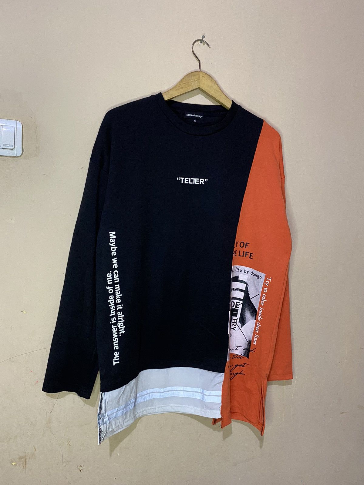 Le Grande Bleu (L.G.B.) Semantic Design Japanese Raf Simons Style Long Sleeve Size US M / EU 48-50 / 2 - 2 Thumbnail