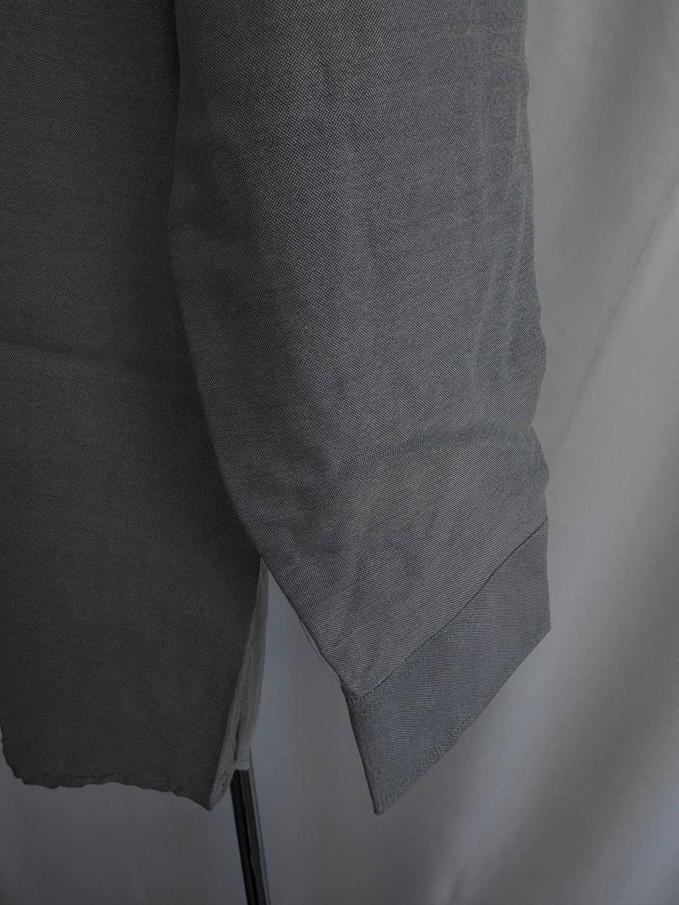 Other Thomas Burberry Men Gray Button Up Shirt Embroidered Logo L Size US XL / EU 56 / 4 - 13 Thumbnail
