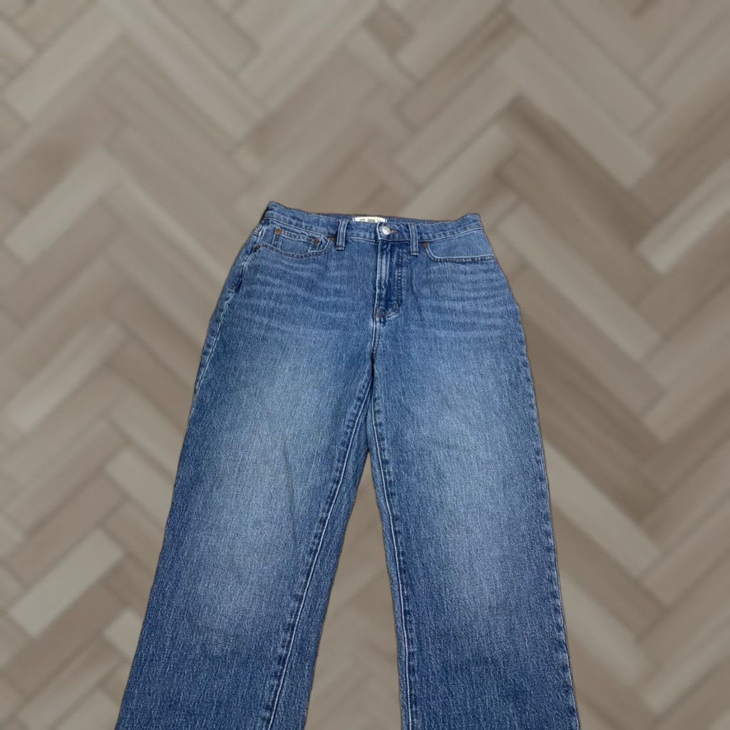 Madewell Madewell Jeans Womens 27 Blue Cropped High Rise 5-Pocket Denim Stretch Vintage No N/A Size 27" / US 4 / IT 40 - 1 Thumbnail