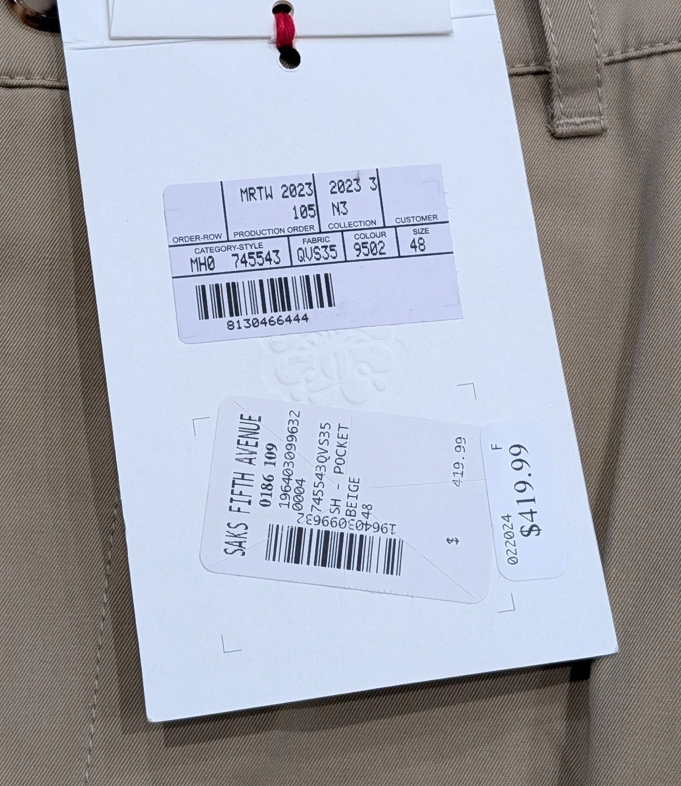 Alexander McQueen Alexander McQueen Cotton Cargo Shorts Beige 48 US 32 Size US 32 / EU 48 - 7 Thumbnail