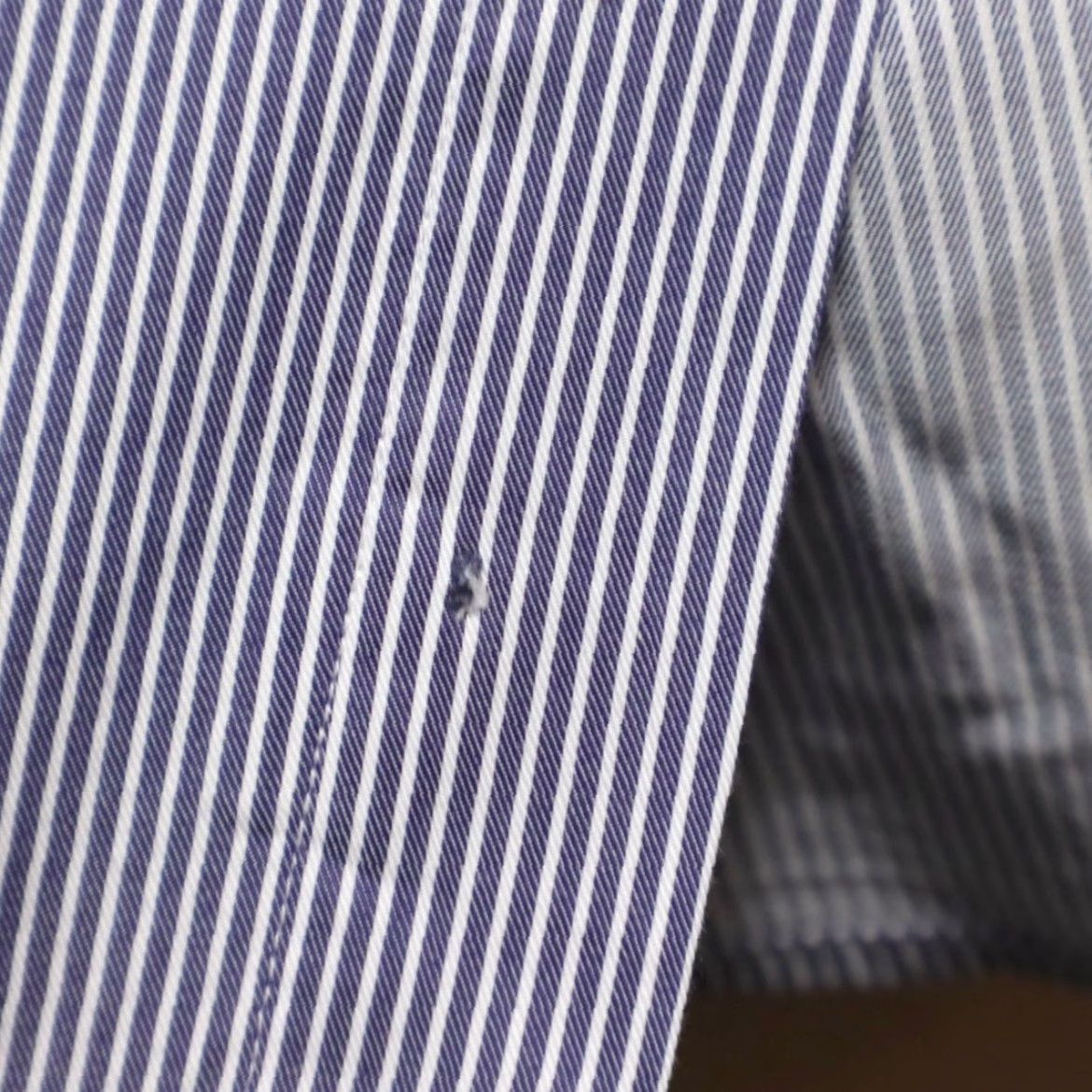 Eton Eton Contemporary Poplin Cotton Striped Long Sleeve Button Up Shirt Blue Men's 39 Size US L / EU 52-54 / 3 - 6 Thumbnail