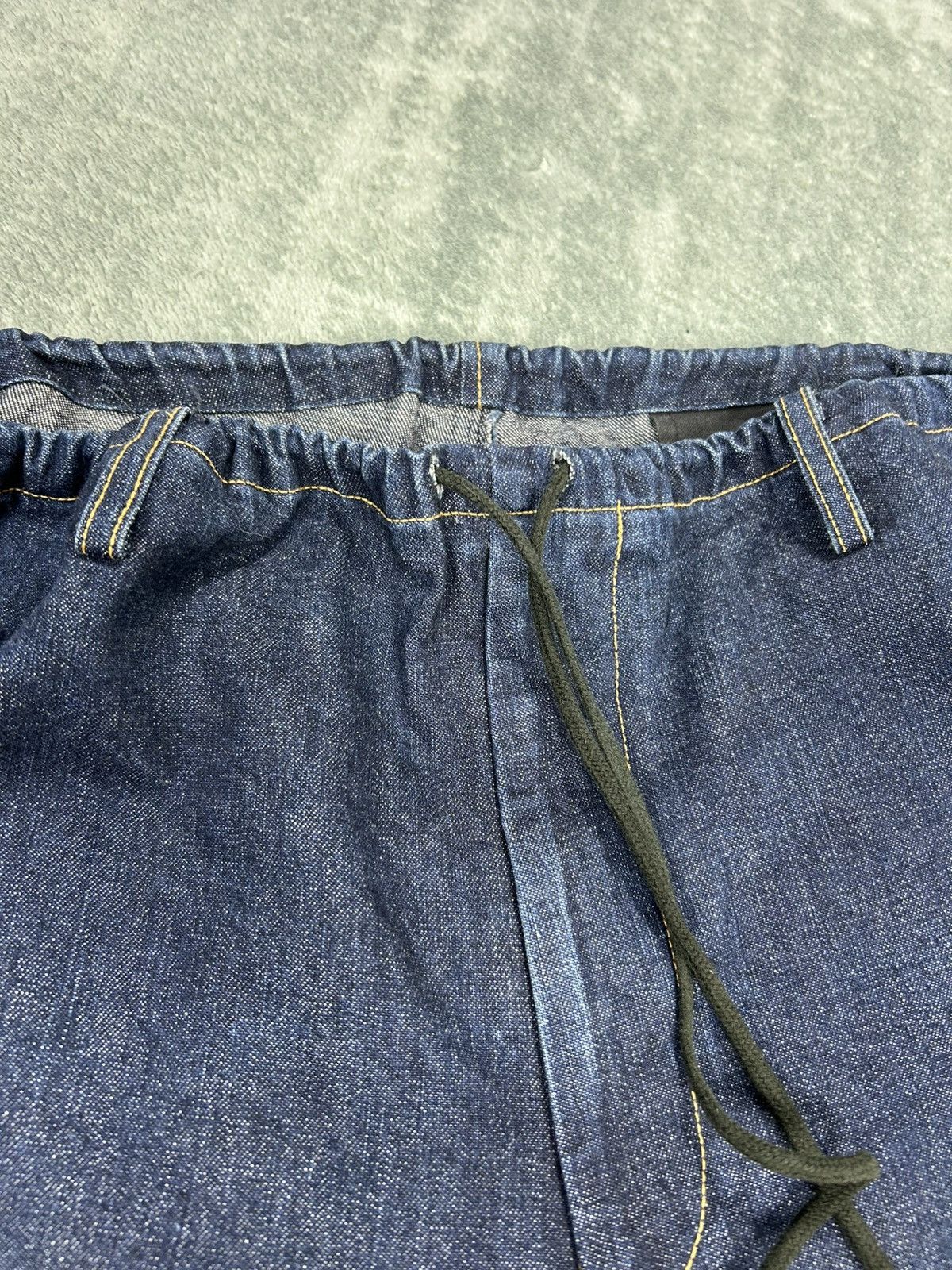Yohji Yamamoto Yohji Yamamoto Drawstring Denim Jeans Size US 35 - 4 Thumbnail
