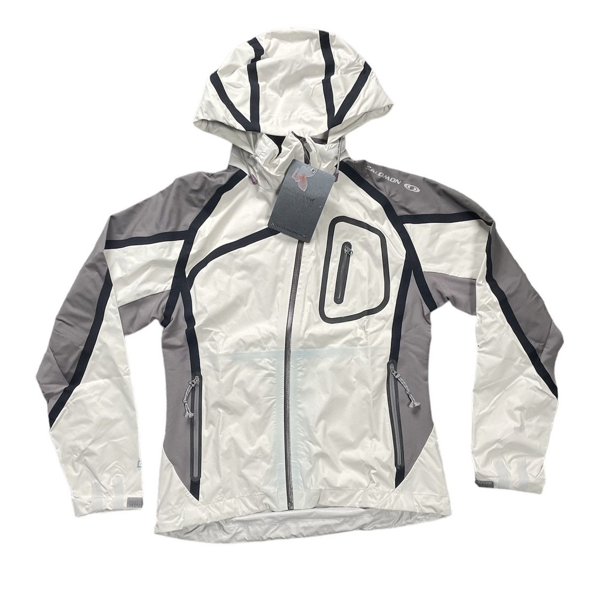 image of Salomon Lab Super Sonic Jacket in White, Women's (Size Medium)