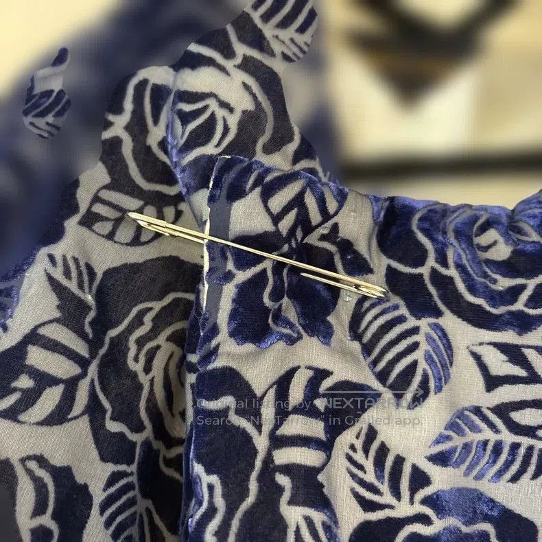 Comme des Garcons Comme Des Garcons Blue Vintage Floral Jacket Size M / US 6-8 / IT 42-44 - 3 Thumbnail
