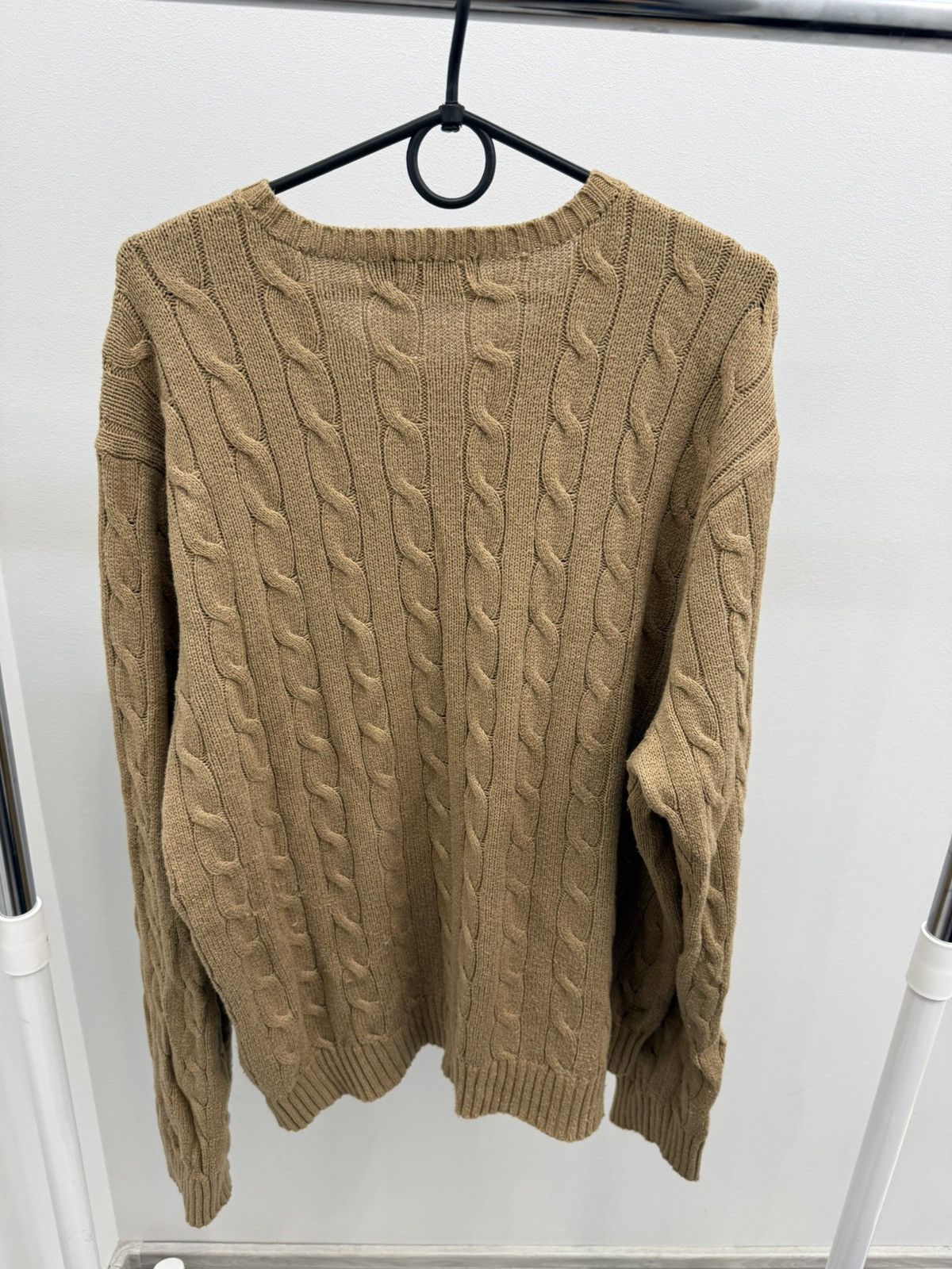 Polo Ralph Lauren Polo Ralph Lauren Cable Knit Cotton Sweater Size US XL / EU 56 / 4 - 2 Thumbnail