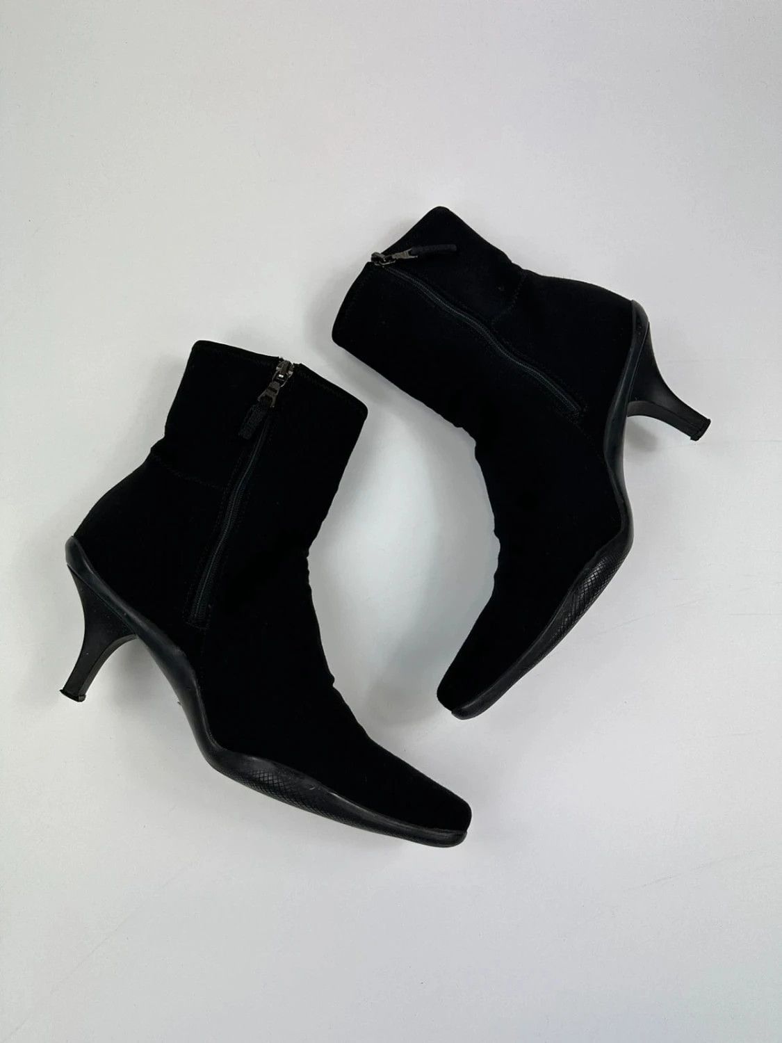 Prada Prada Sport Neoprene Boots Bottines Black bout pointu Size US 7.5 / IT 37.5 - 4 Thumbnail