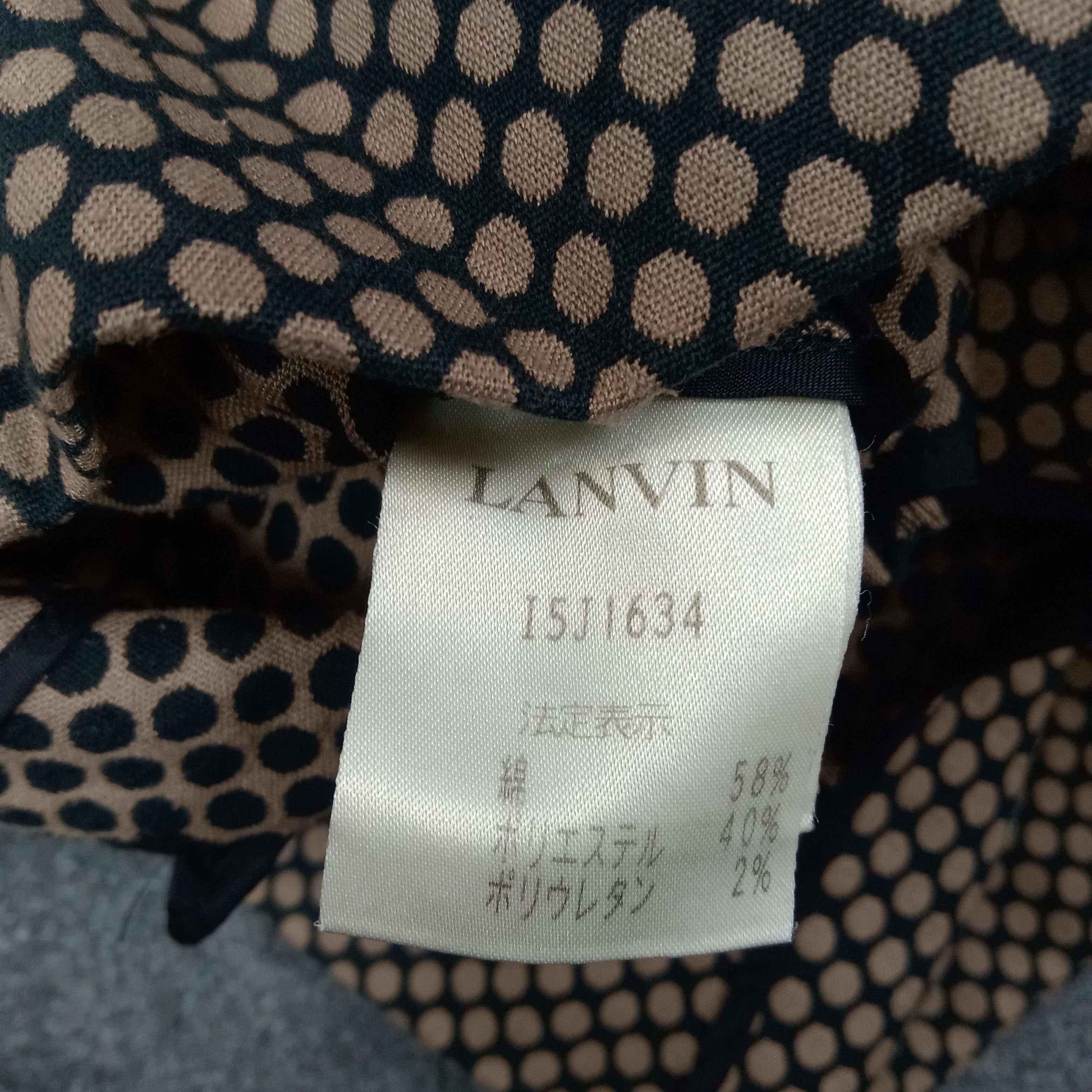 Lanvin LANVIN Designer Brand Fashion Style Blazer C255N22 Size XS / US 0-2 / IT 36-38 - 7 Thumbnail