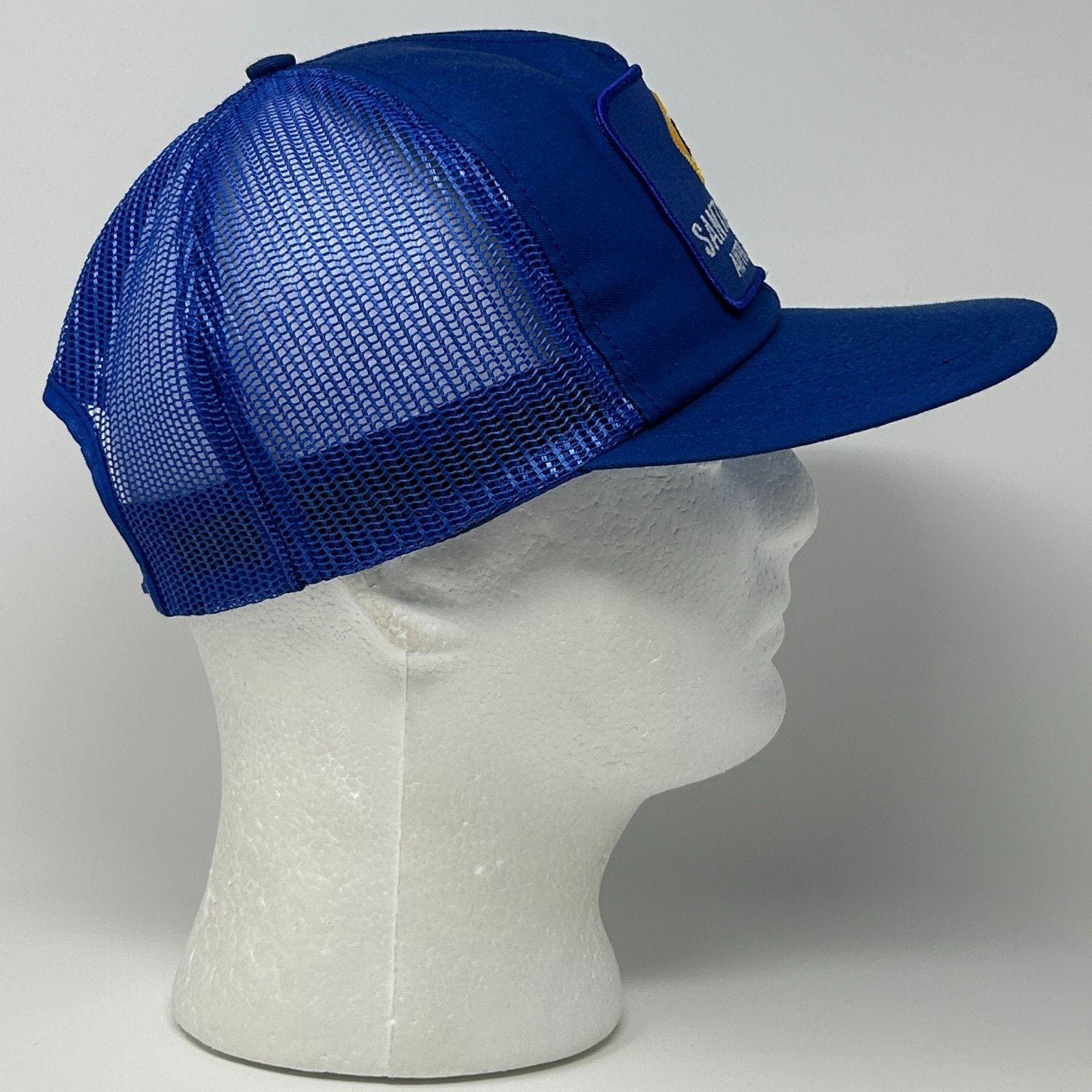 Vintage Vintage 80s NAPA Auto Parts Santa Rosa Trucker Hat Cap Blue Size ONE SIZE - 7 Thumbnail