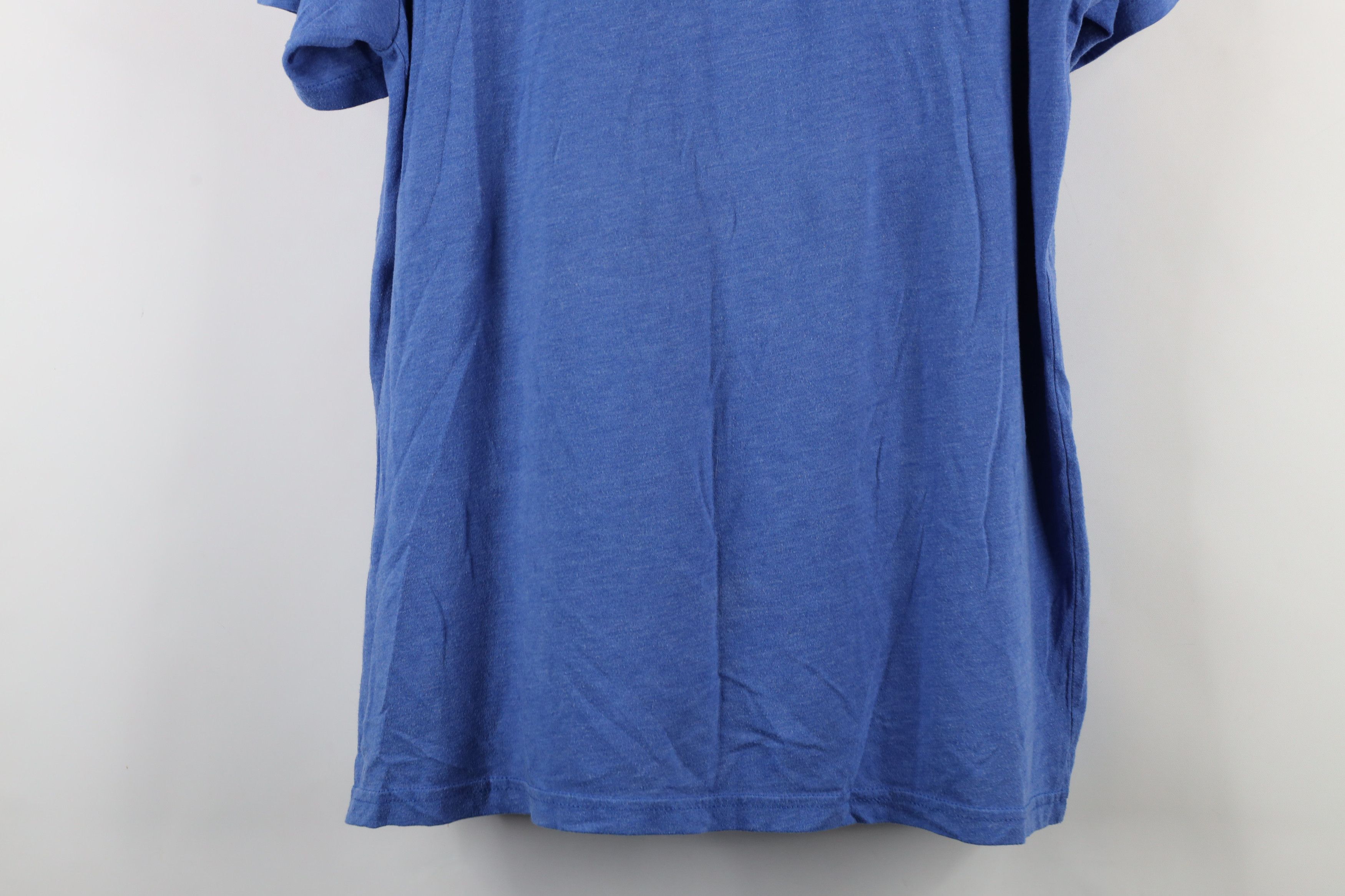 Harley Davidson × Vintage Y2K Harley Davidson Spell Out Big Logo T-Shirt Heather Blue Size US XXL / EU 58 / 5 - 13 Thumbnail