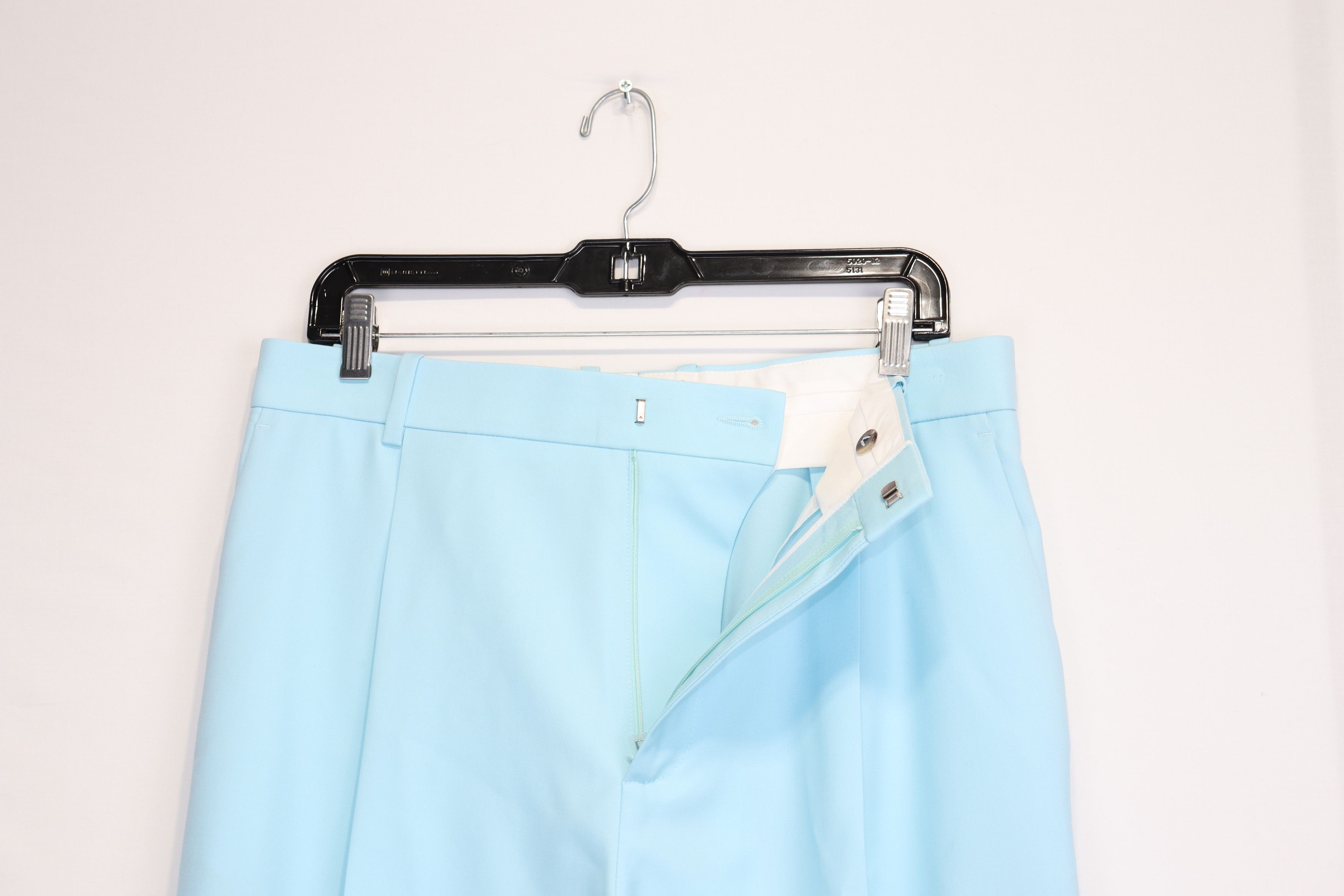 Bottega Veneta o1rshd1 Light Wool Twill Trousers in Pale Blue Size US 34 / EU 50 - 6 Thumbnail