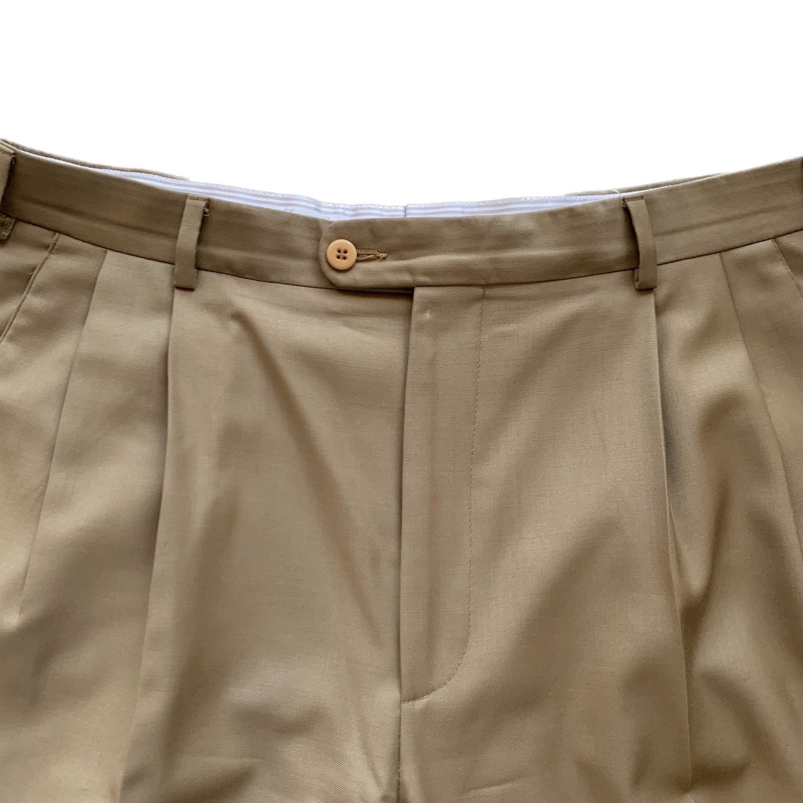 Zanella Zanella $350 Dress Pants Mens Size 33 Bennett Double Pleated Size 34S - 2 Thumbnail