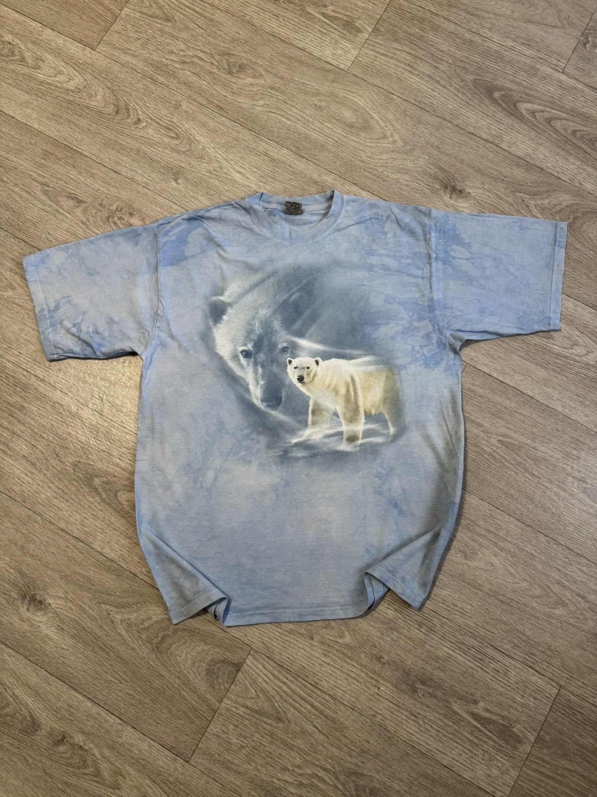Vintage 🔷Vintage Animal Bear Tie Dye T-shirt 90s🔷 Size US L / EU 52-54 / 3 - 1 Thumbnail