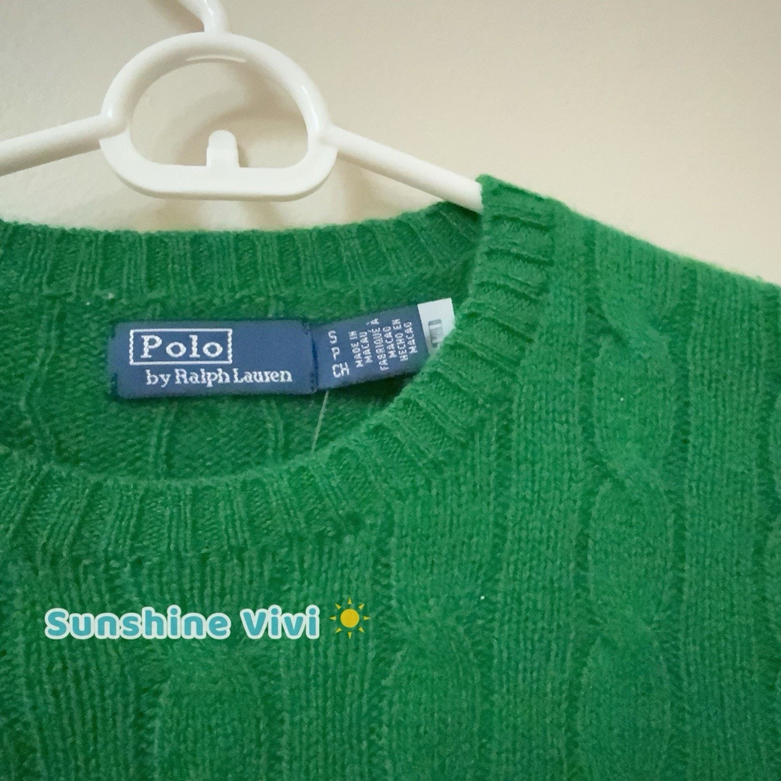 Polo Ralph Lauren NWT Ralph Lauren Polo Women Wool Cashmere Sweater S Green Size S / US 4 / IT 40 - 3 Thumbnail
