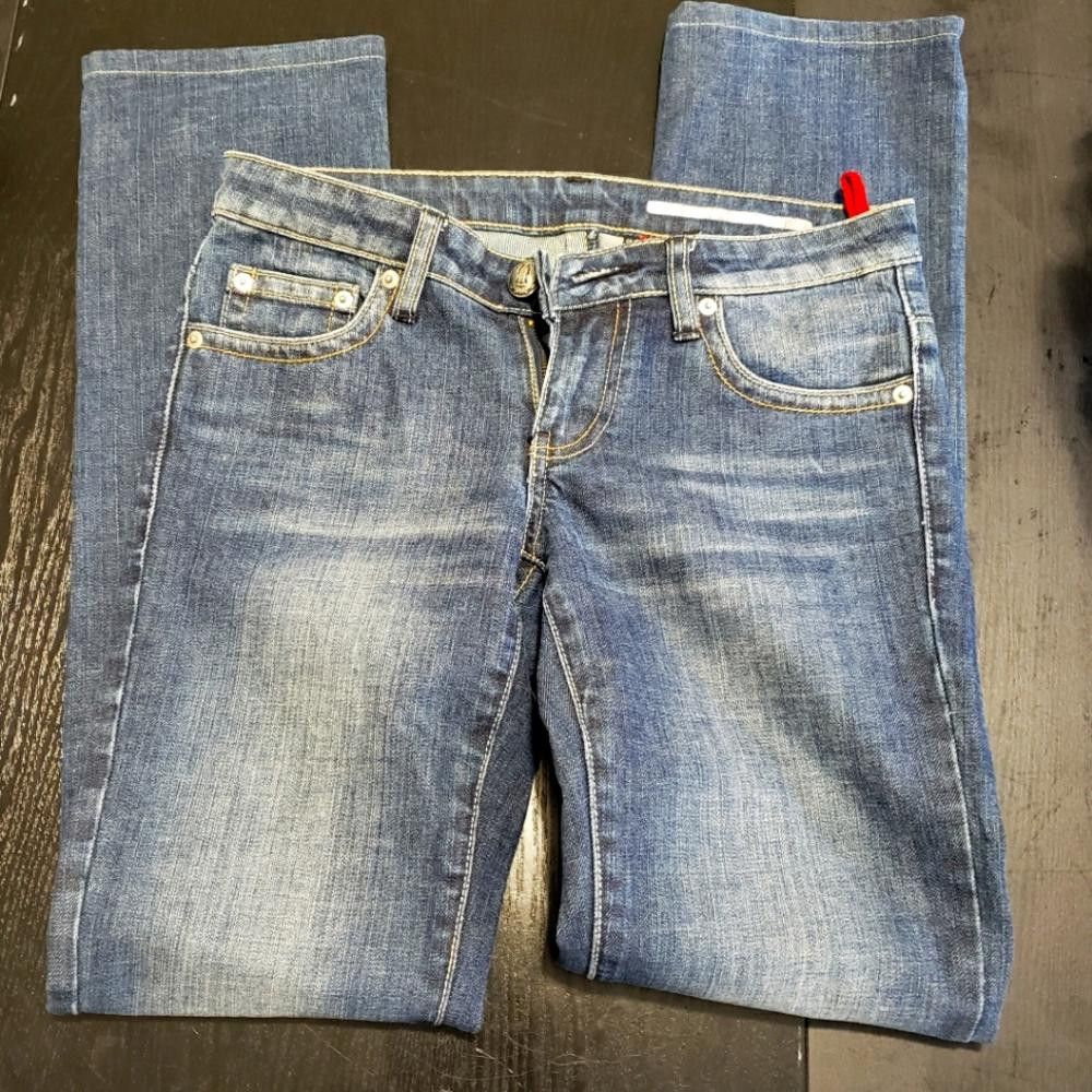 Buffalo David Bitton CT143 Buffalo Blue Skinny Ladies Jeans Size 27 Size 27" / US 4 / IT 40 - 1 Thumbnail