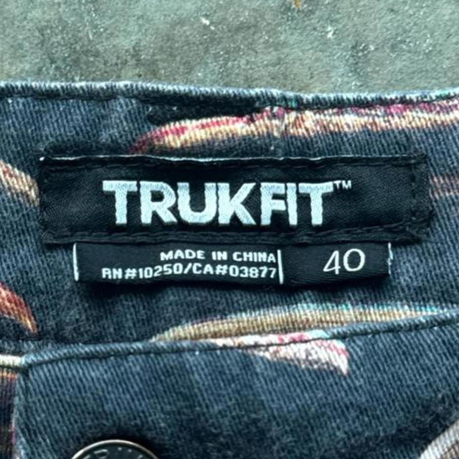 Other Trukfit Lil Wayne Skateboarders All Over Print Denim Jeans Size US 40 / EU 56 - 6 Thumbnail