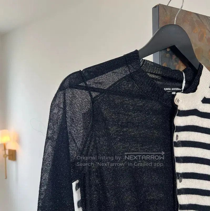 Comme des Garcons COMME des GARÇONS Striped Knit Sweater Size S . Size S / US 4 / IT 40 - 6 Thumbnail