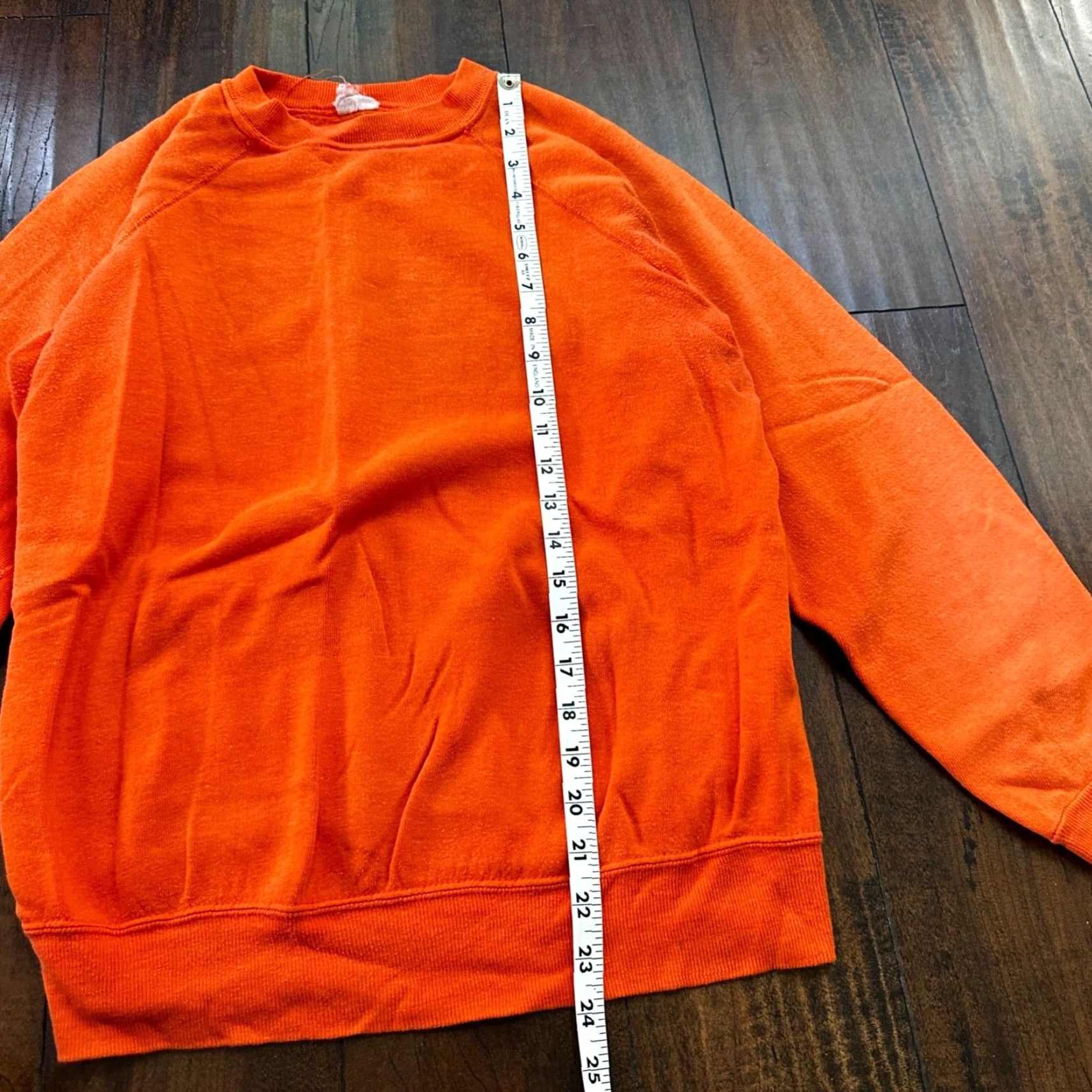 Vintage VINTAGE 1960s Rockabilly Sweatshirt Sweater 60s 70s Orange USA Graphic Print Crew Neck Long Sleeve L Men Size US L / EU 52-54 / 3 - 5 Thumbnail