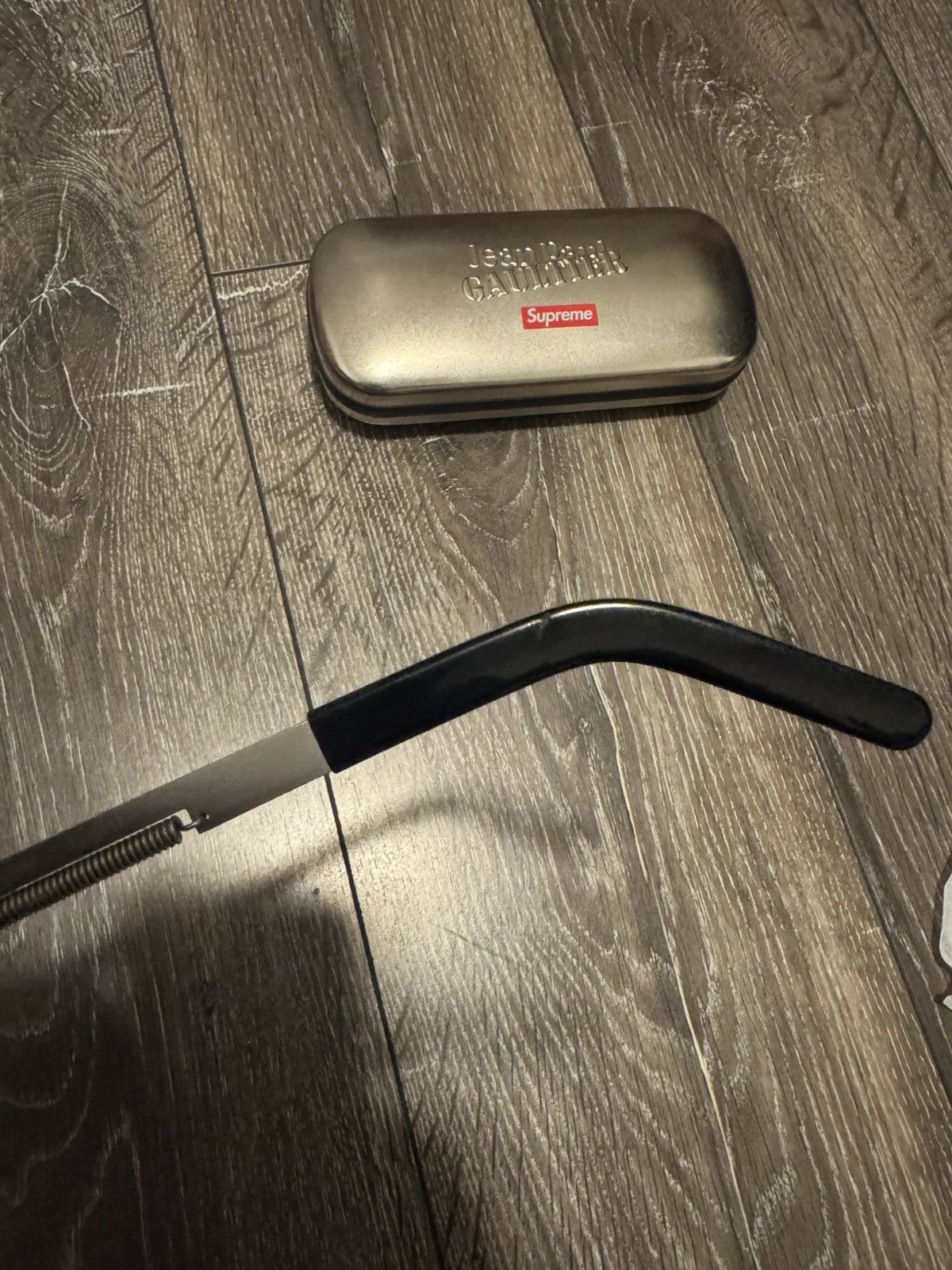 Jean Paul Gaultier × Supreme Supreme x Jean Paul Gaultier silver sunglasses Size ONE SIZE - 7 Thumbnail
