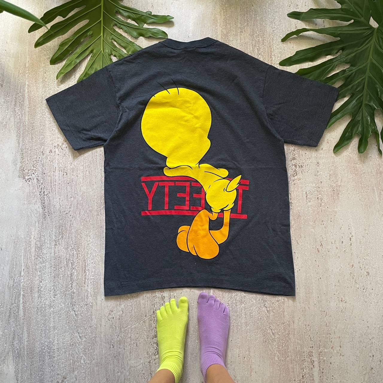 Cartoon Network × Vintage VINTAGE 1997 TWEETY WARNER BROS LOONEY TUNES RARE TEE 119 Size US L / EU 52-54 / 3 - 2 Thumbnail