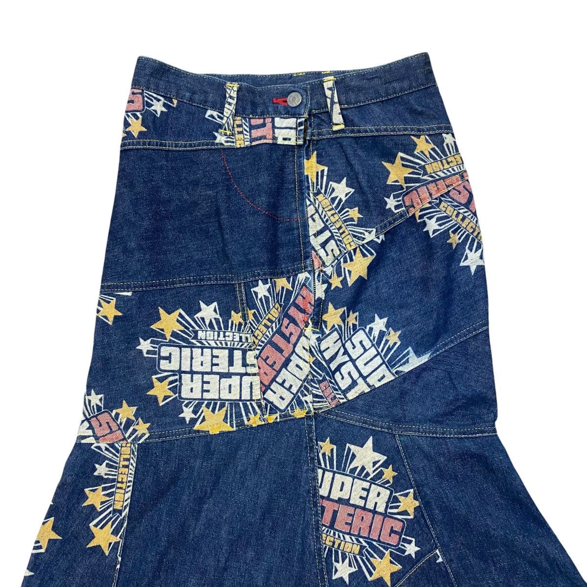 Hysteric Glamour Vintage Hysteric Glamour Denim Skirt Full Print Size 26" / US 2 / IT 38 - 3 Thumbnail