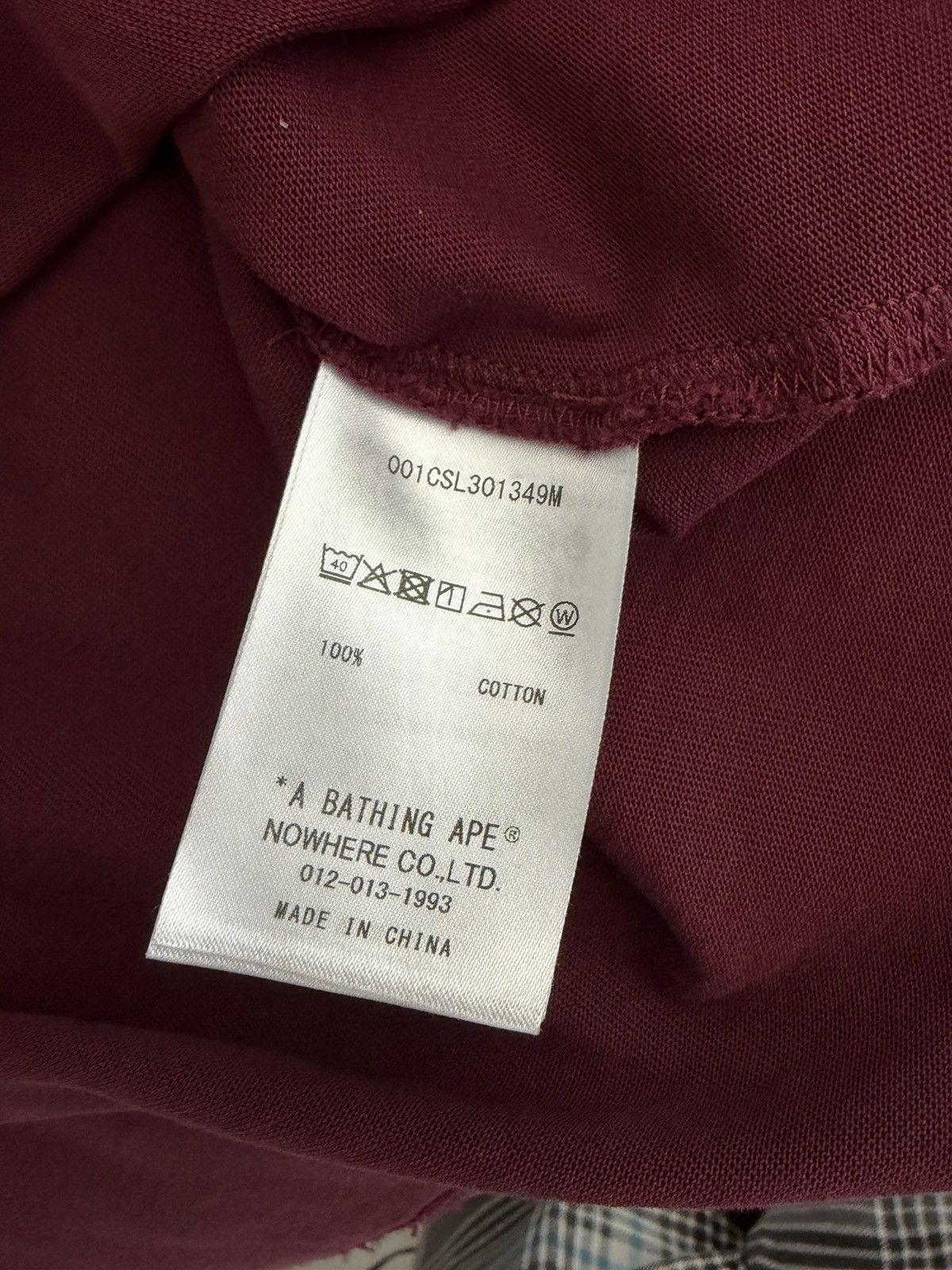 Bape Bape Relaxed Fit Tee Size US S / EU 44-46 / 1 - 8 Thumbnail