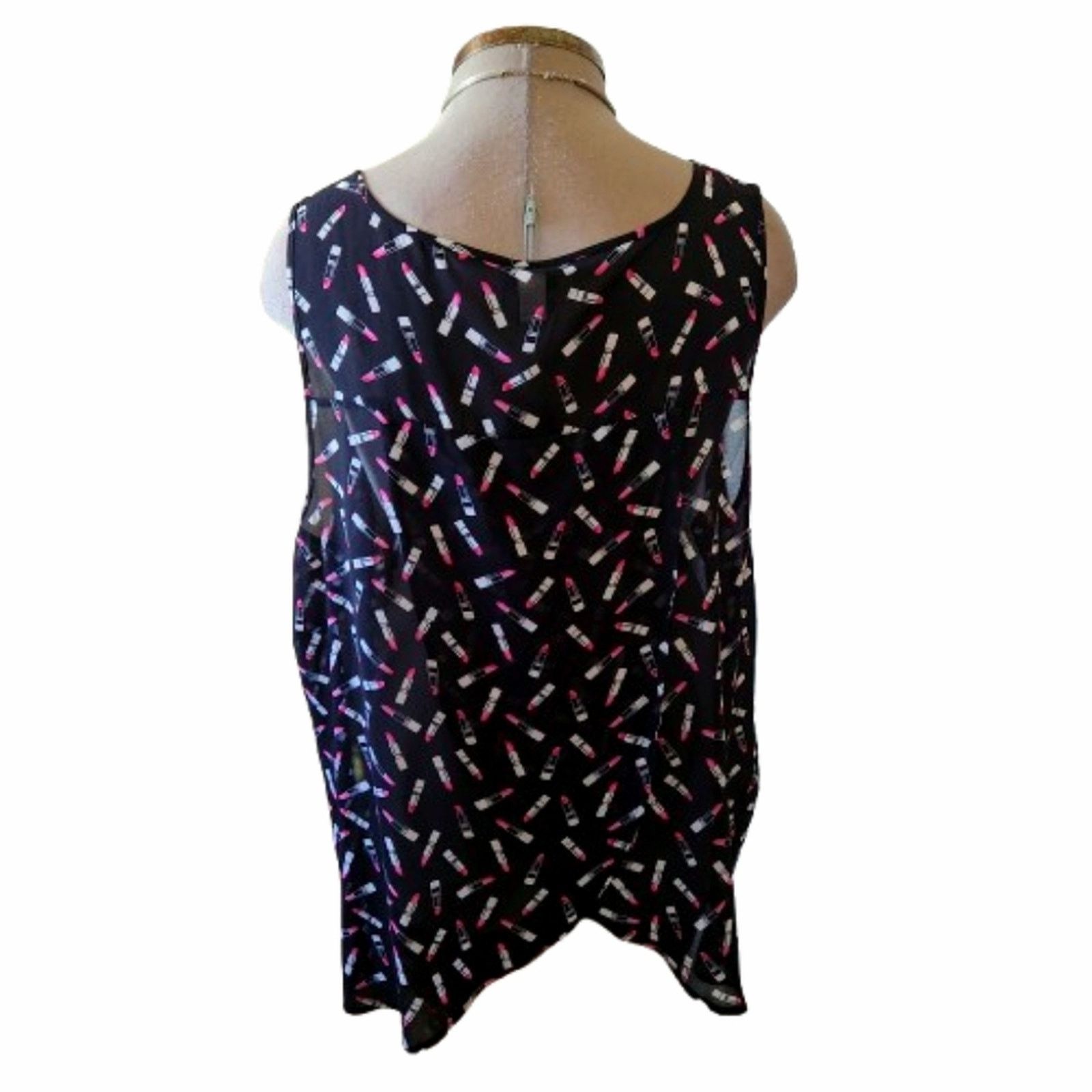 Torrid TORRID ☆ PINK LIPSTICK ☆ PETAL BACK TANK ☆ 4x ☆ NWT Size 4XL / US 24-26 - 6 Thumbnail