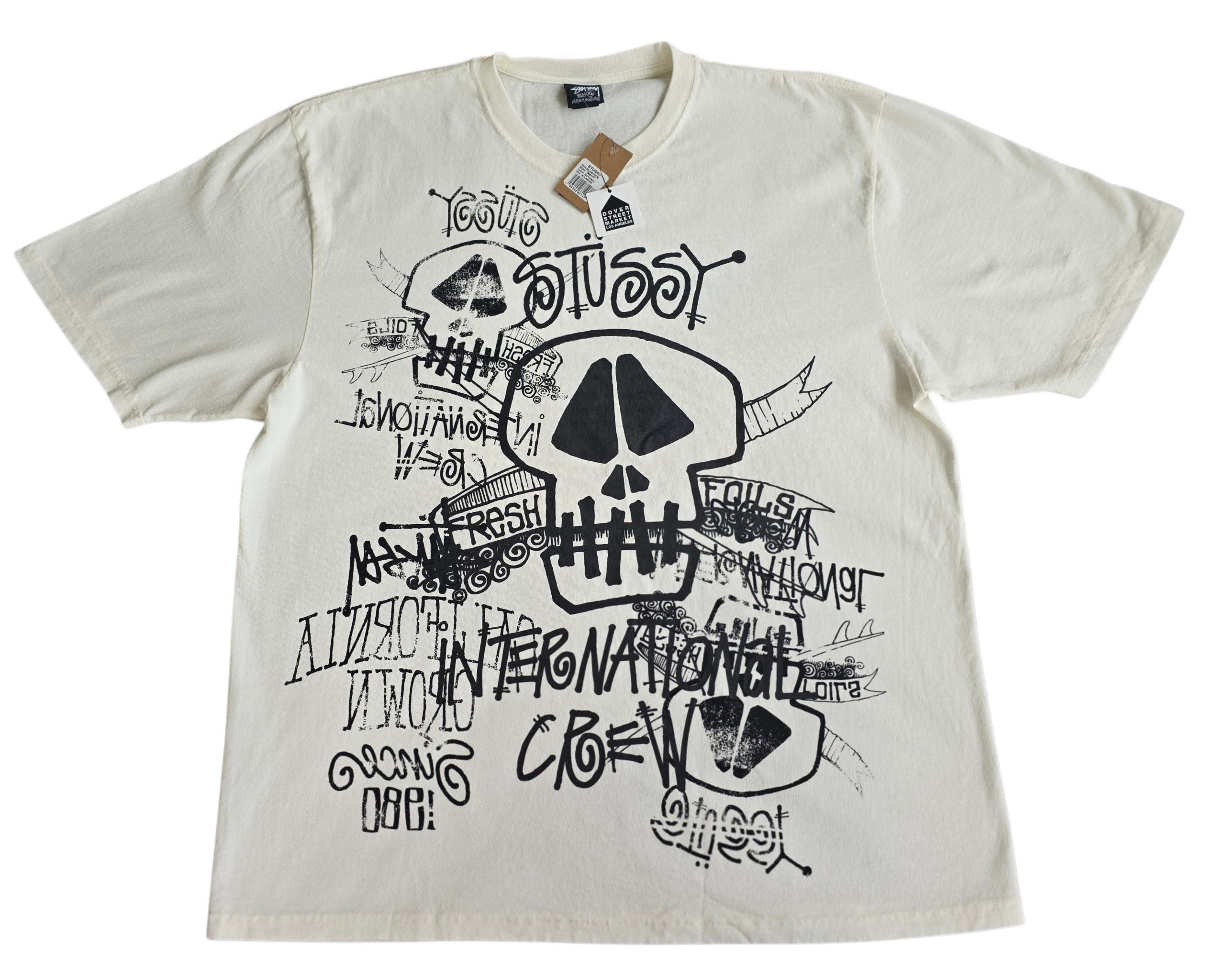 Streetwear × Stussy × Vintage Stussy Soda Can Tee XL “White” | Grailed