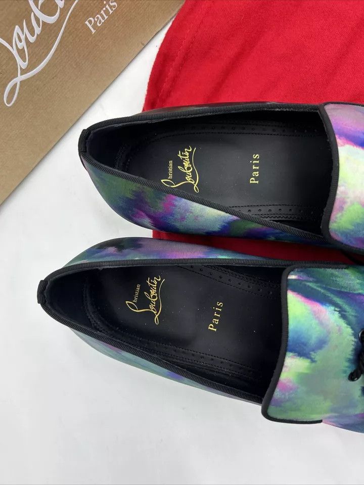 Christian Louboutin o1s1wg110924 Officialito Flat Shoes in Multicolor Size US 10 / EU 43 - 3 Thumbnail